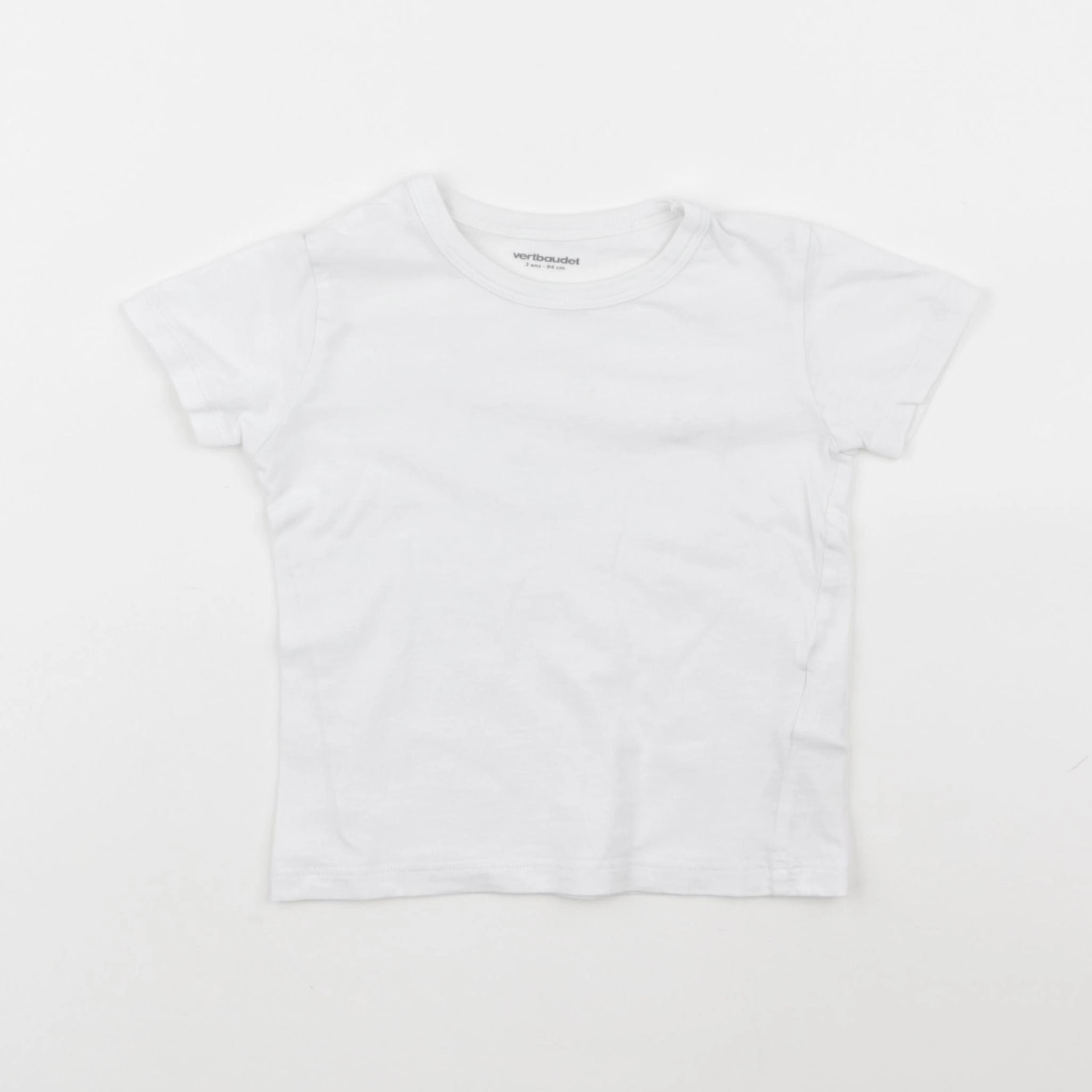 Vertbaudet - maillot de corps blanc - 3 ans