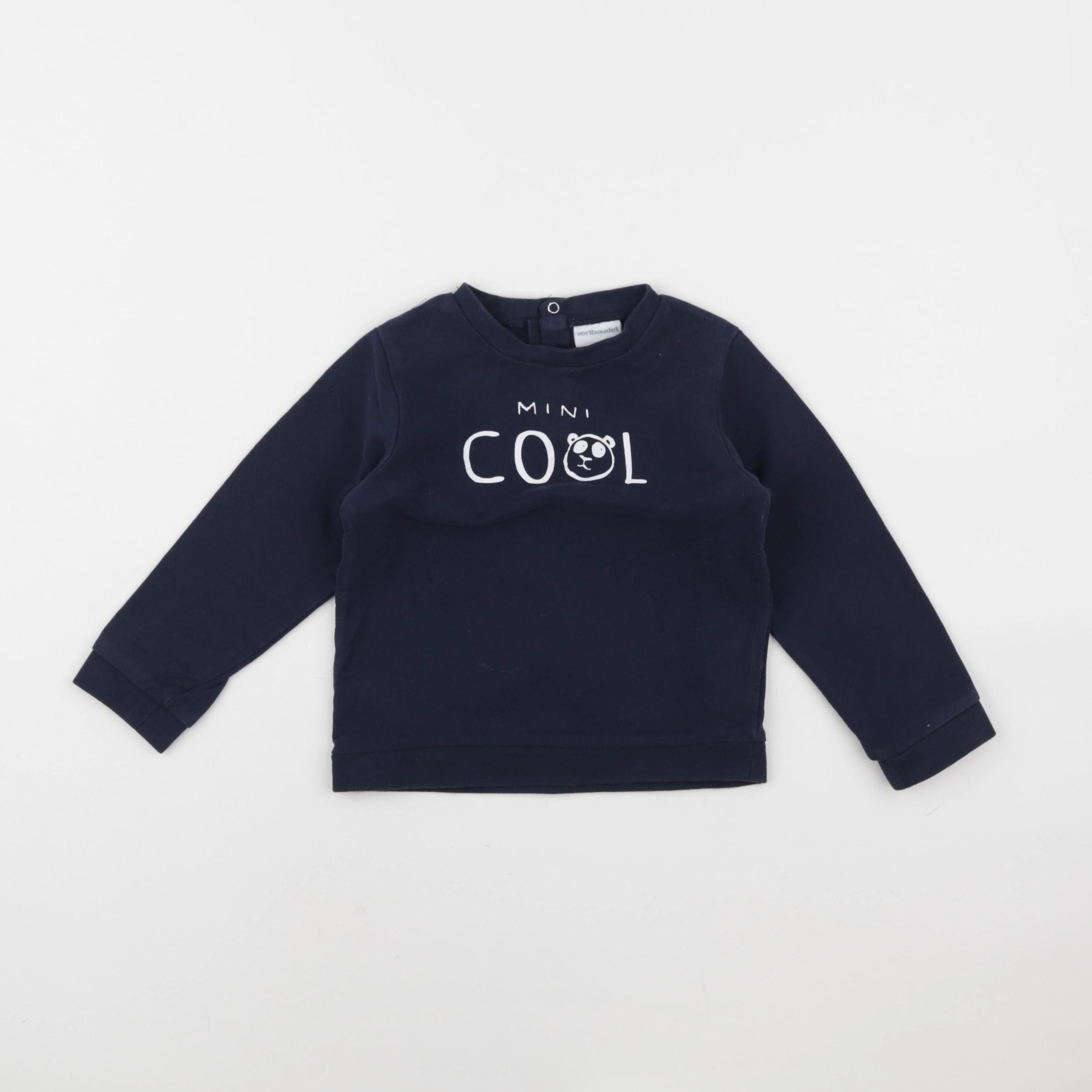 Vertbaudet - sweat bleu - 36 mois