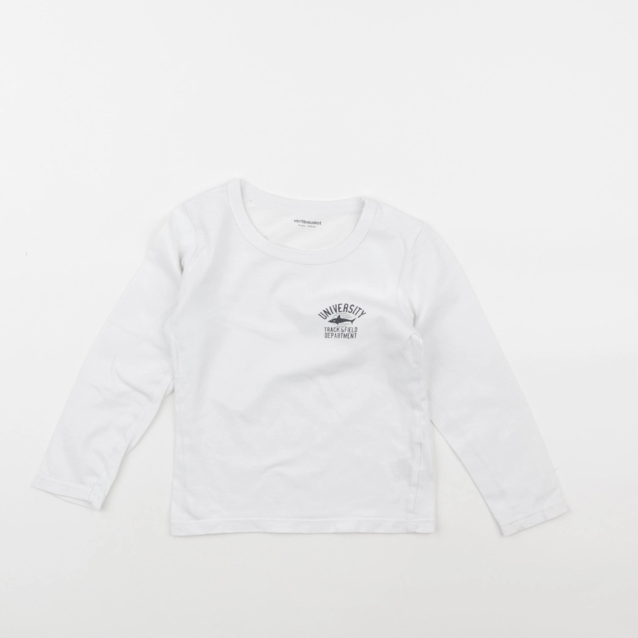 Vertbaudet - maillot de corps blanc - 4 ans