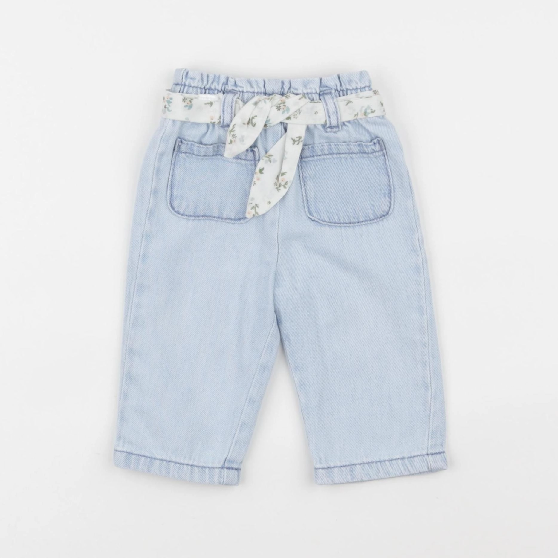 Vertbaudet - pantalon bleu - 6 mois