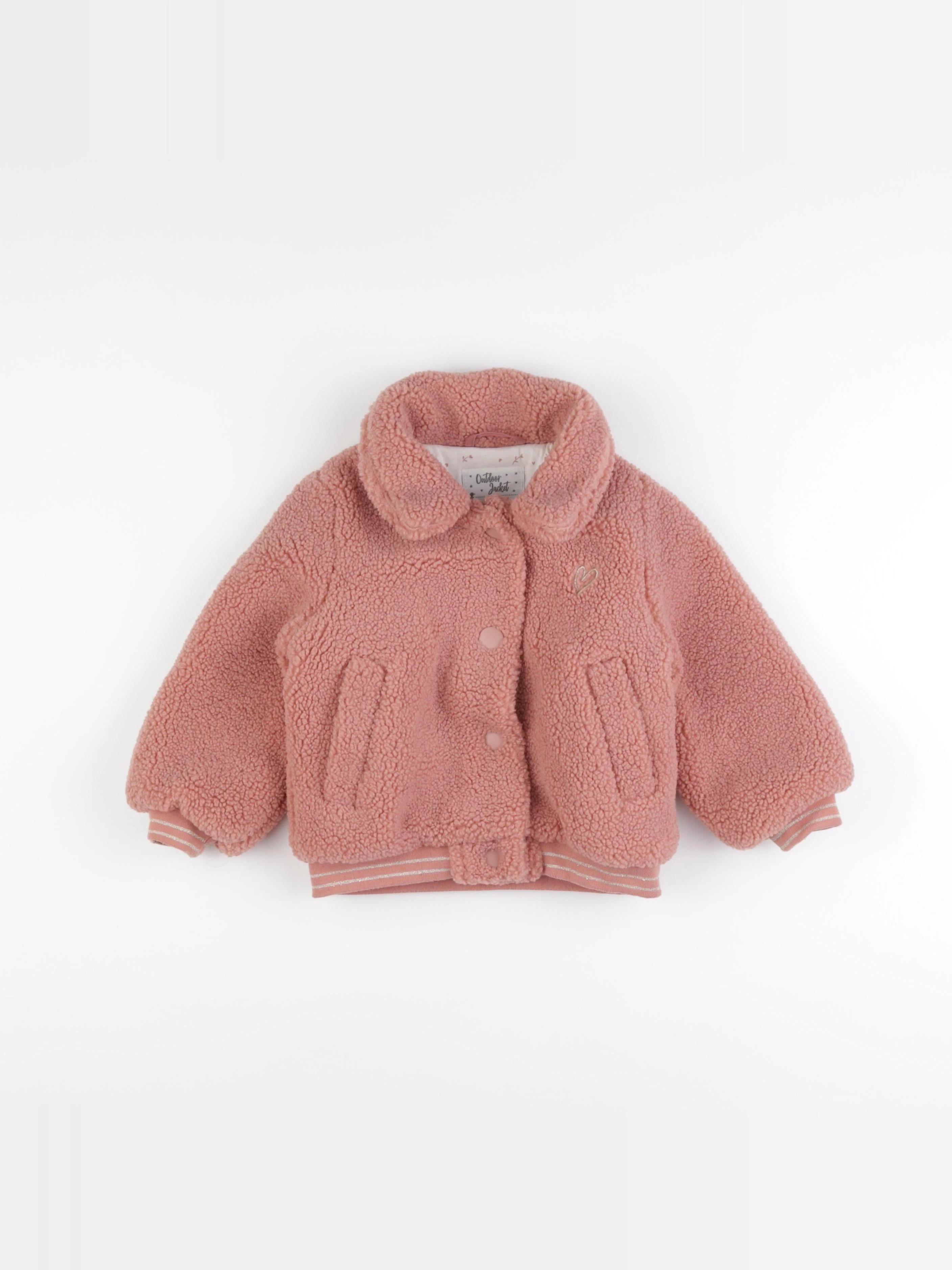 Vertbaudet - veste rose - 3 ans