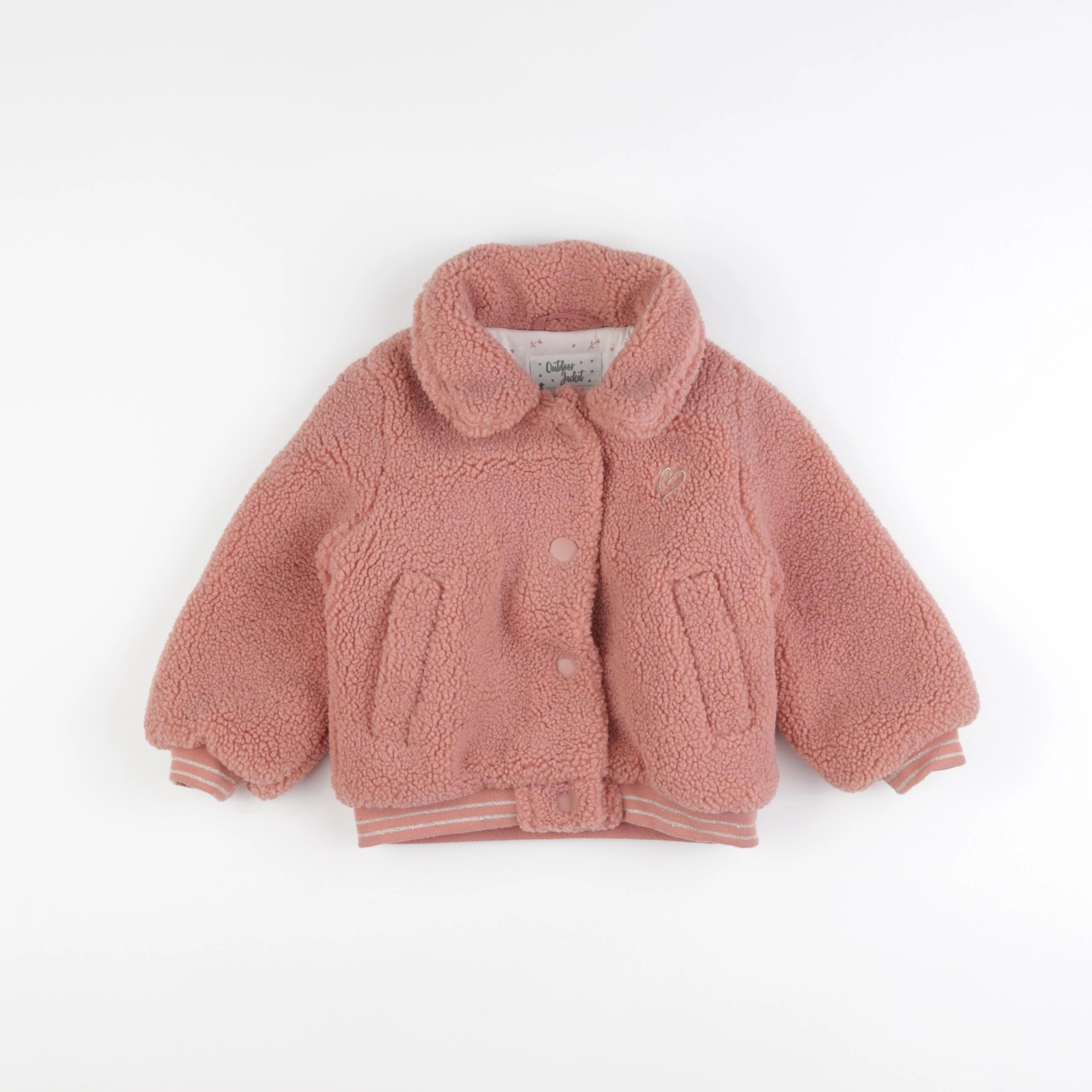 Vertbaudet - veste rose - 3 ans