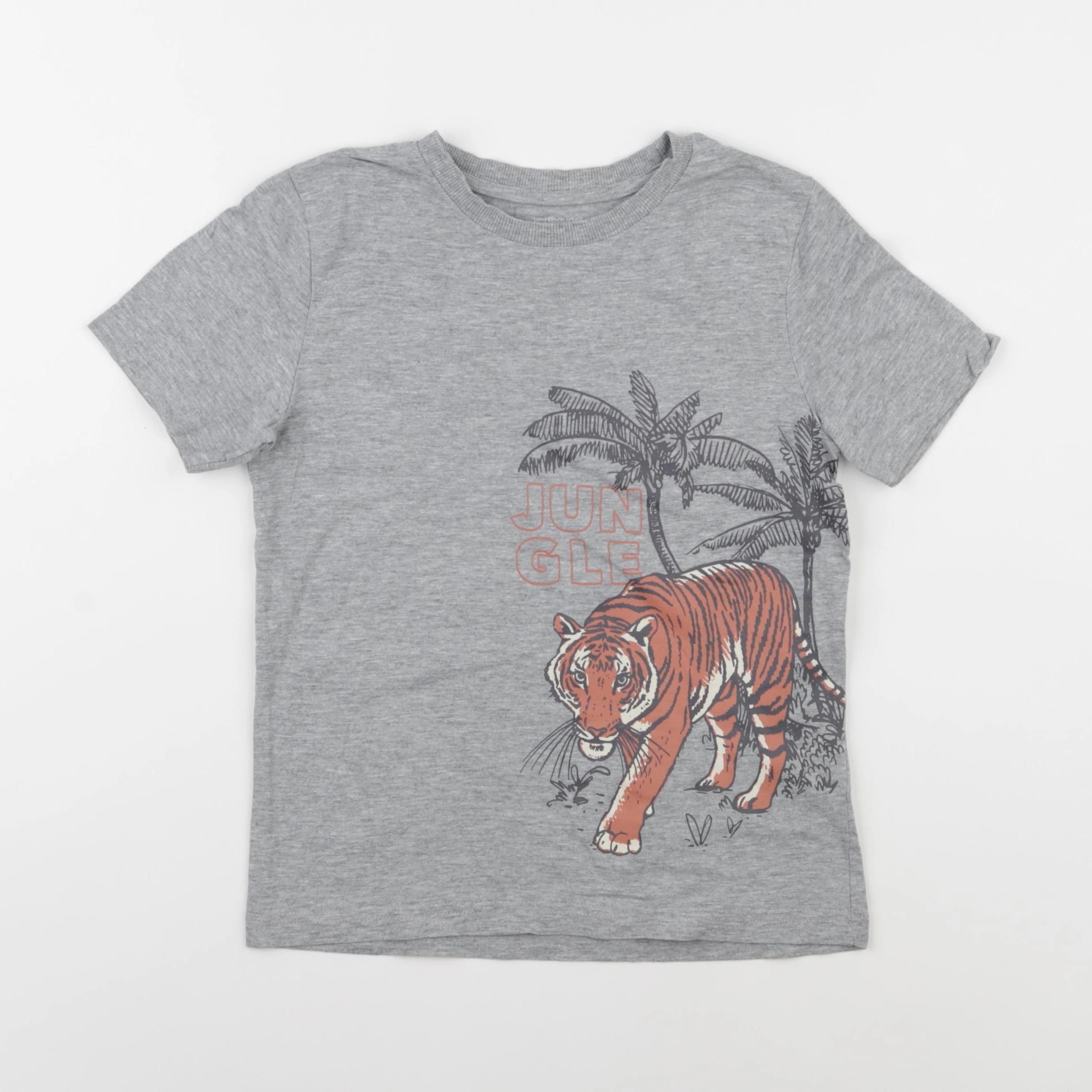 Vertbaudet - tee-shirt gris - 8 ans