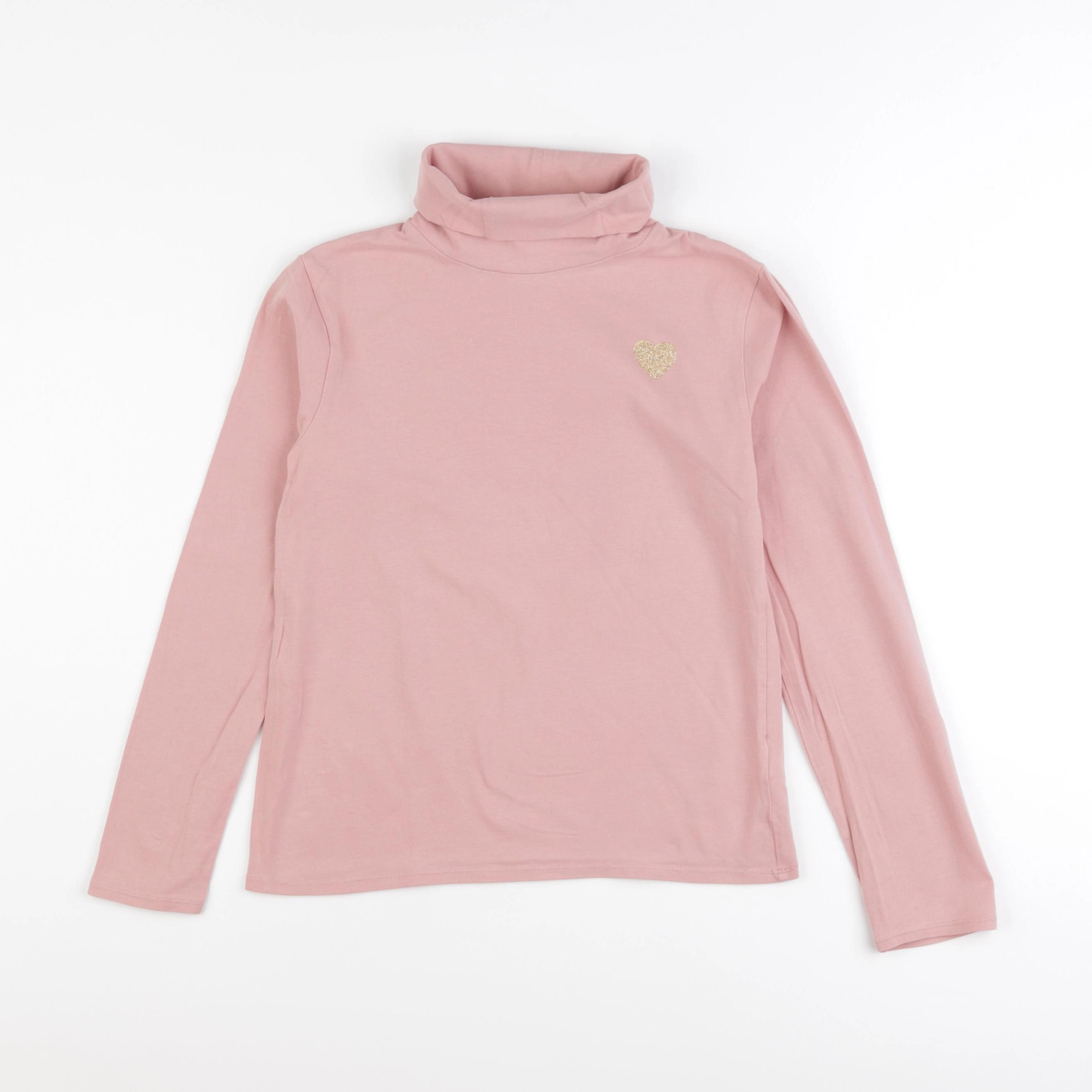 Vertbaudet - sous-pull rose - 10 ans