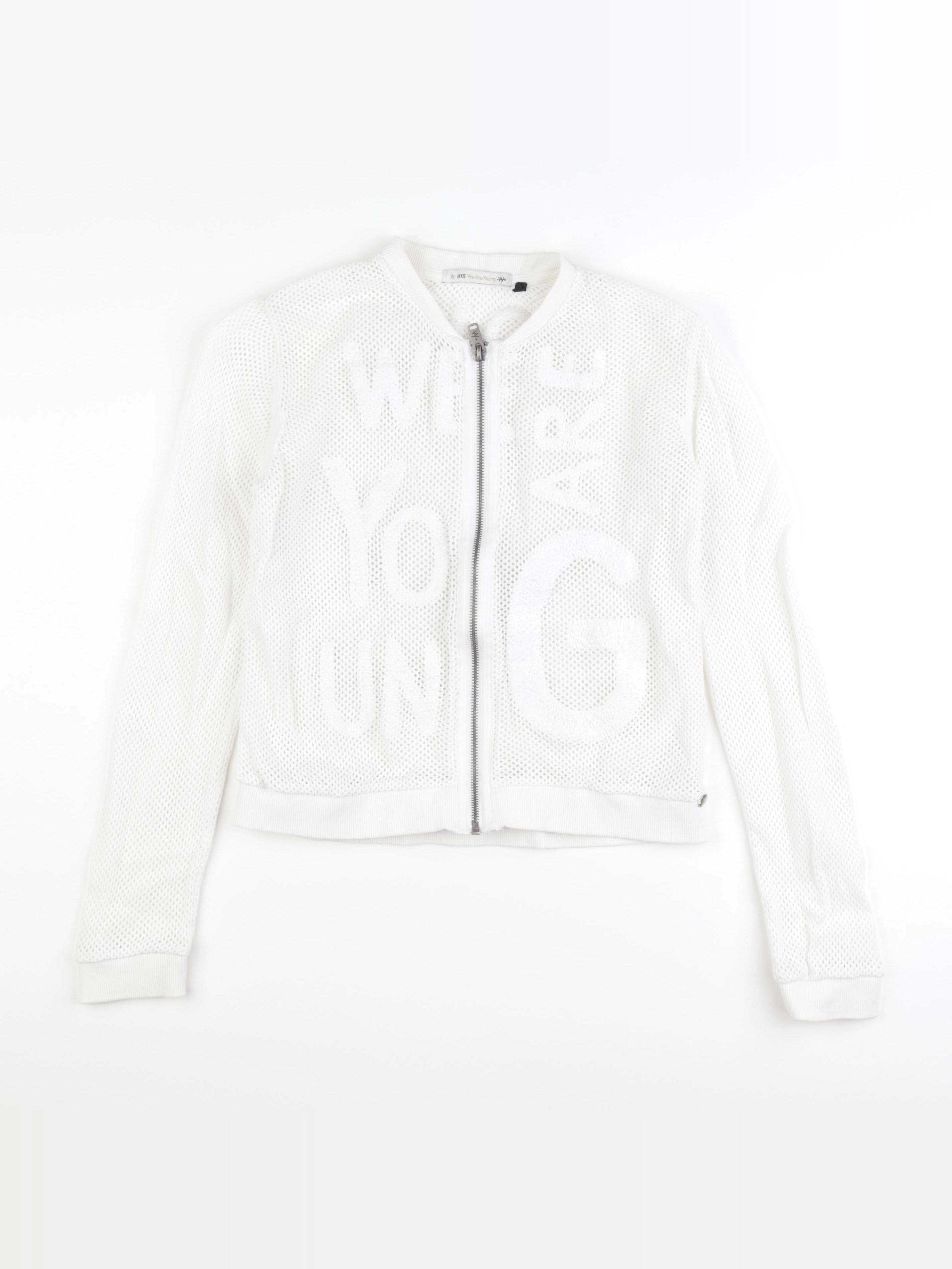IKKS - gilet blanc - 14 ans
