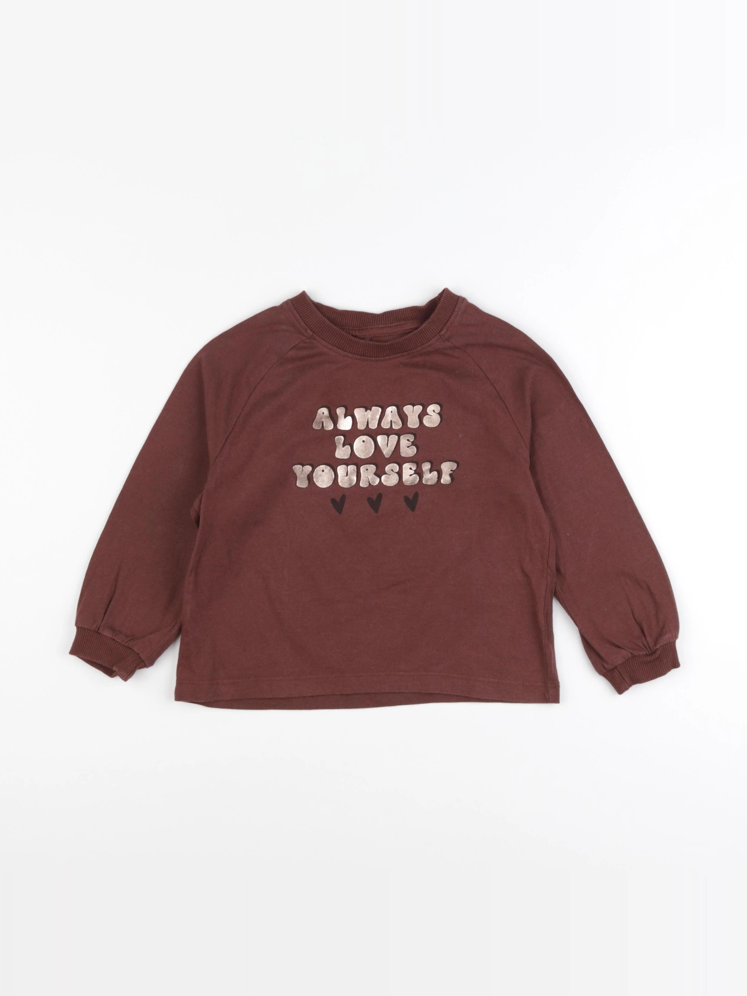 Vertbaudet - tee-shirt marron - 3 ans