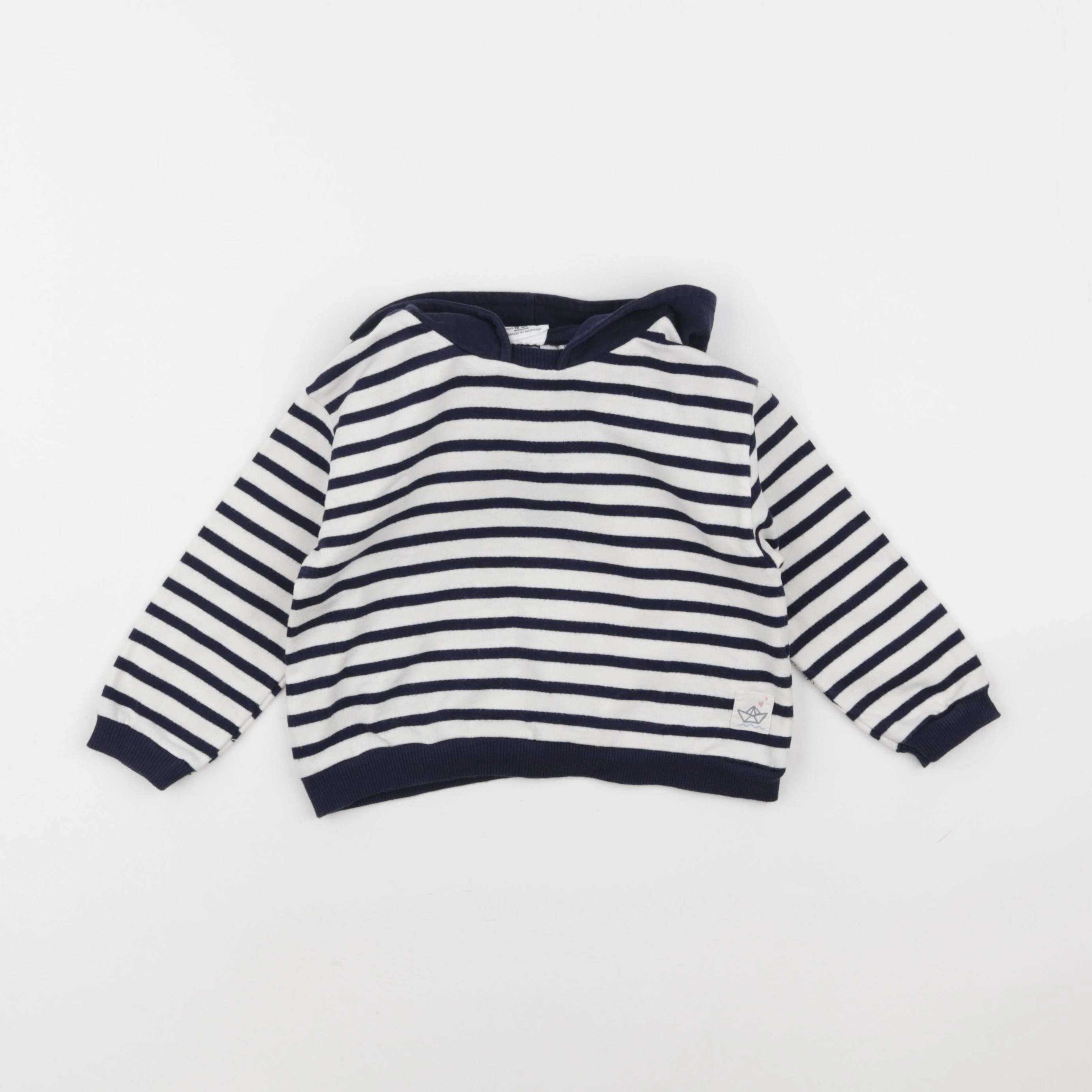 Zara - sweat blanc - 18/24 mois