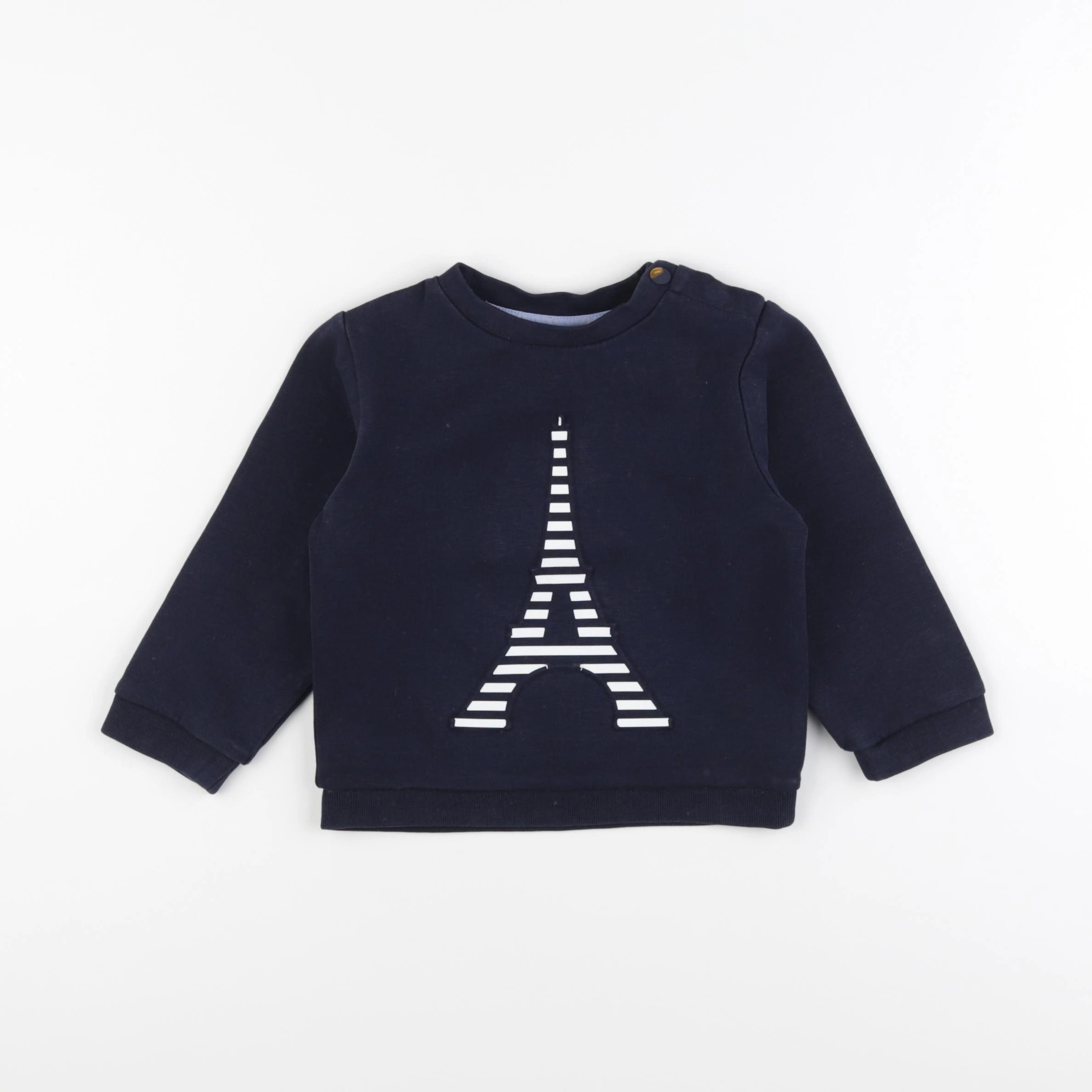 Jacadi - sweat bleu - 36 mois