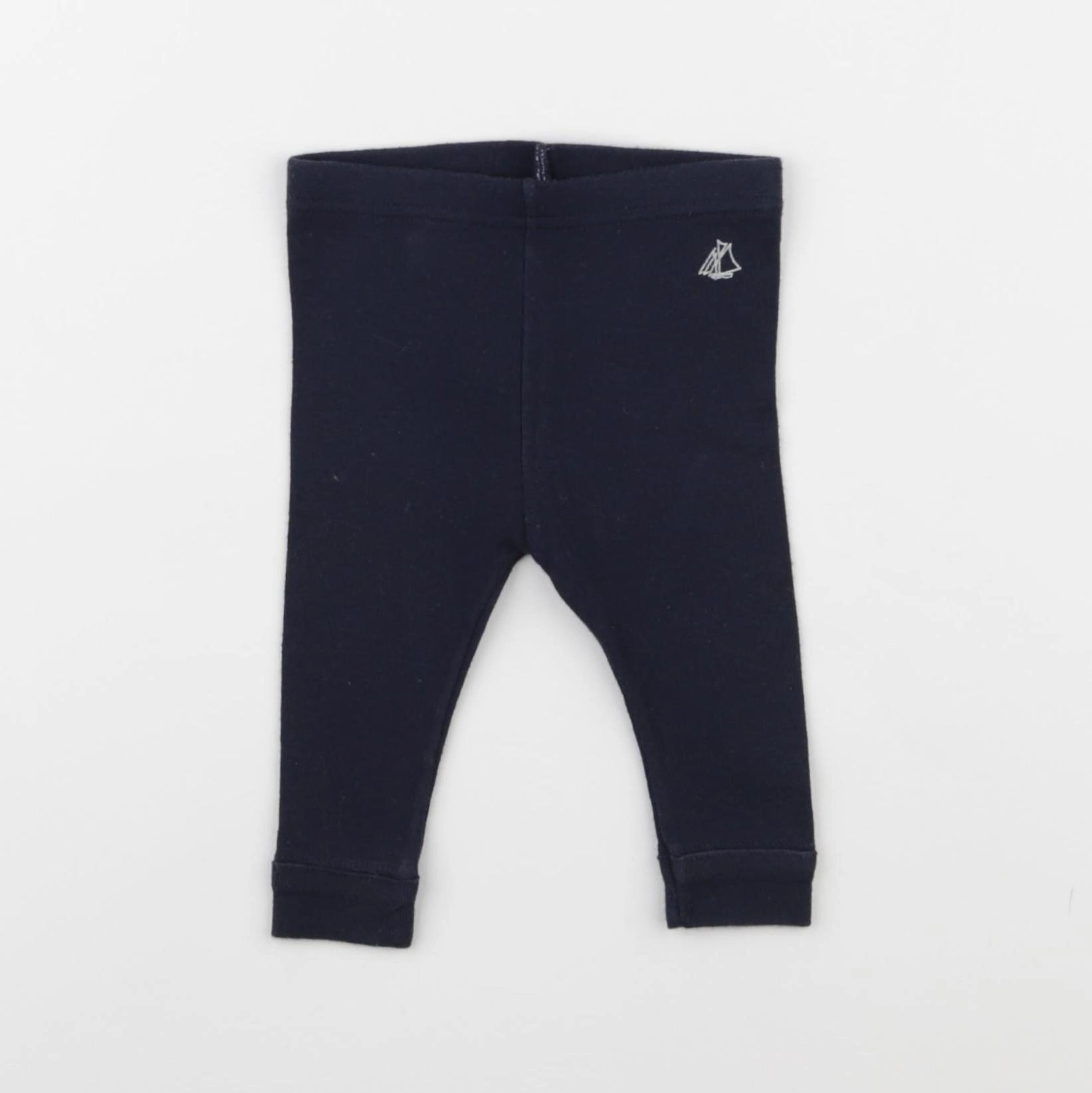 Petit Bateau - legging bleu - 3 mois