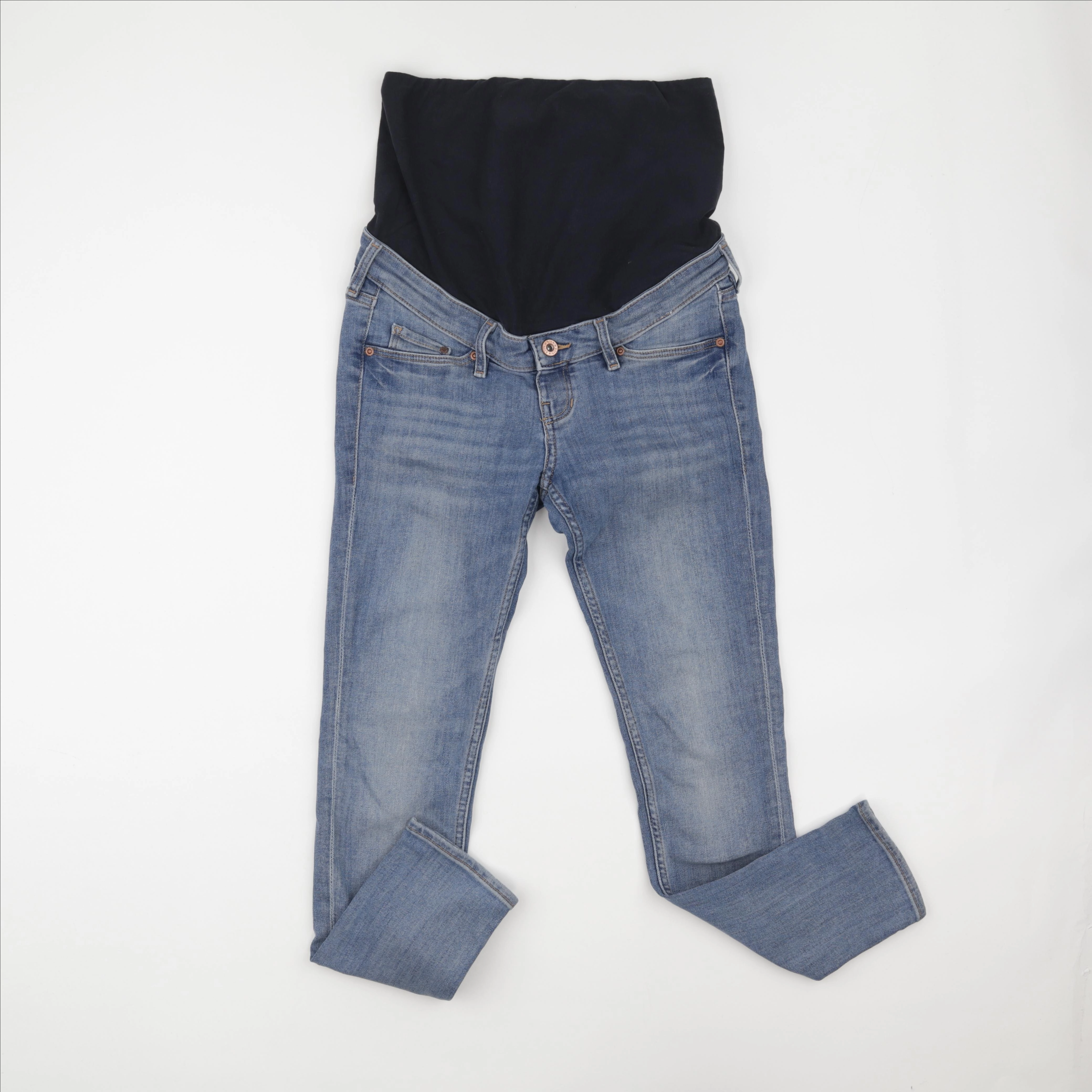 H&M - jean grossesse bleu - m