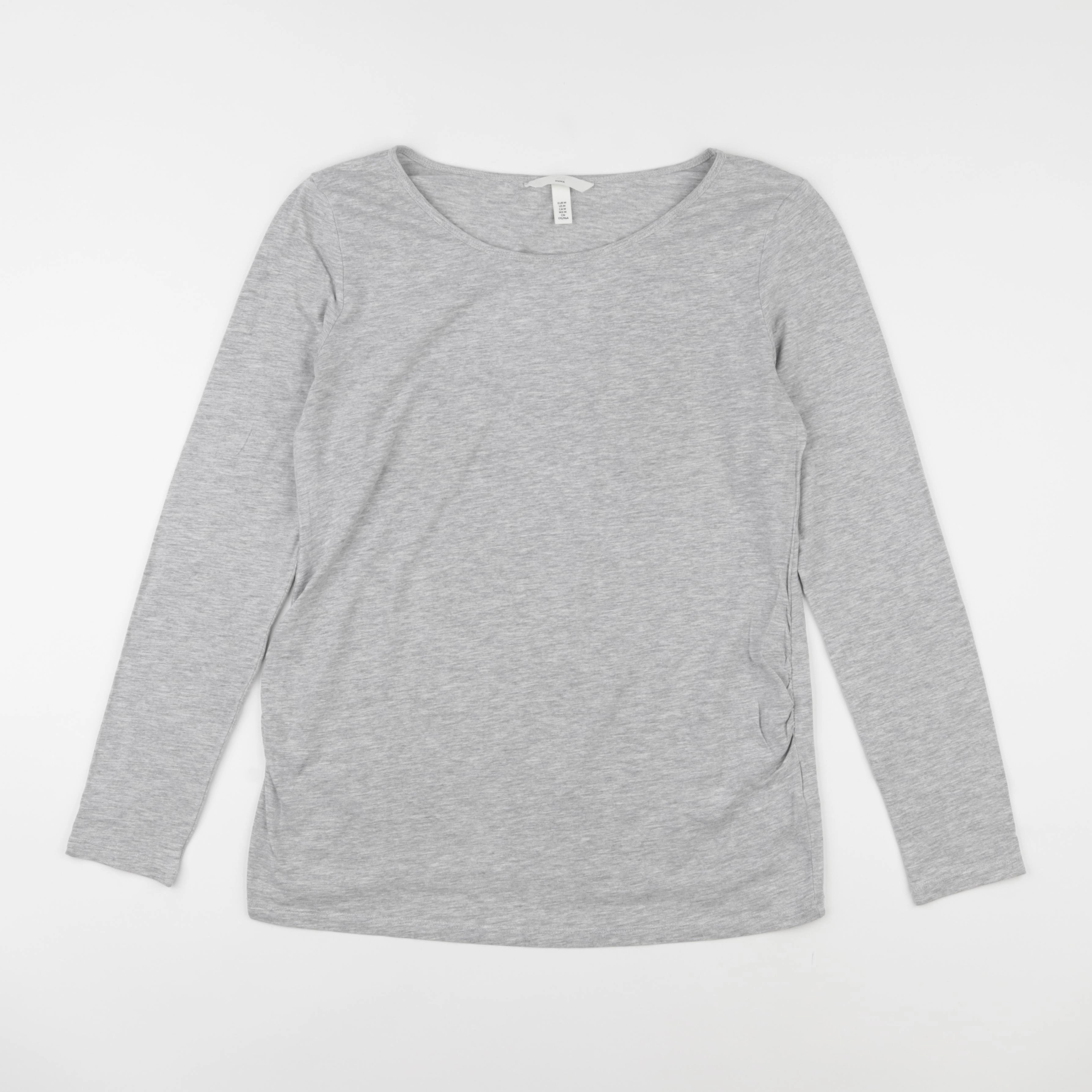 H&M - tee-shirt grossesse gris - m