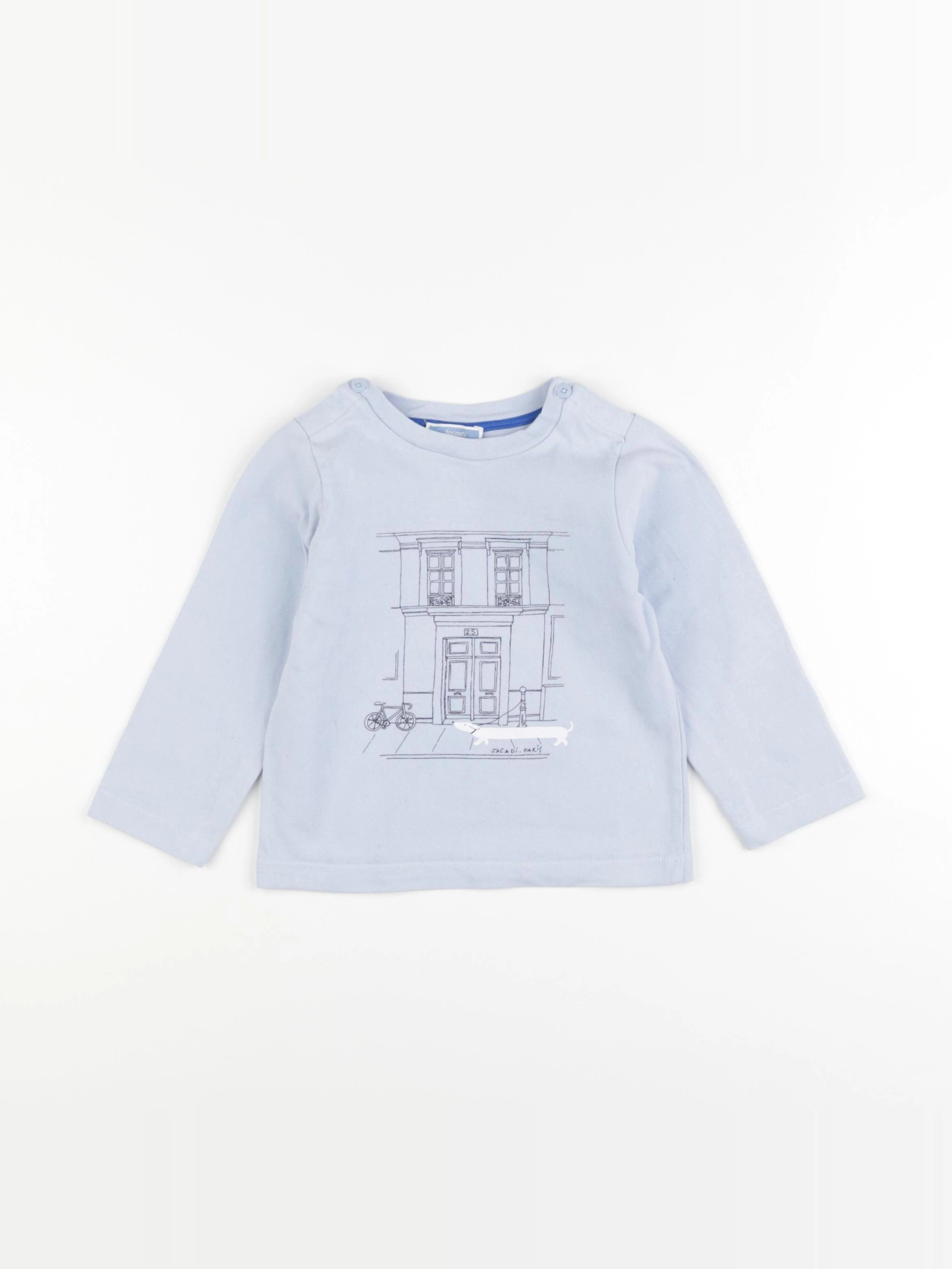 Jacadi - tee-shirt bleu - 36 mois