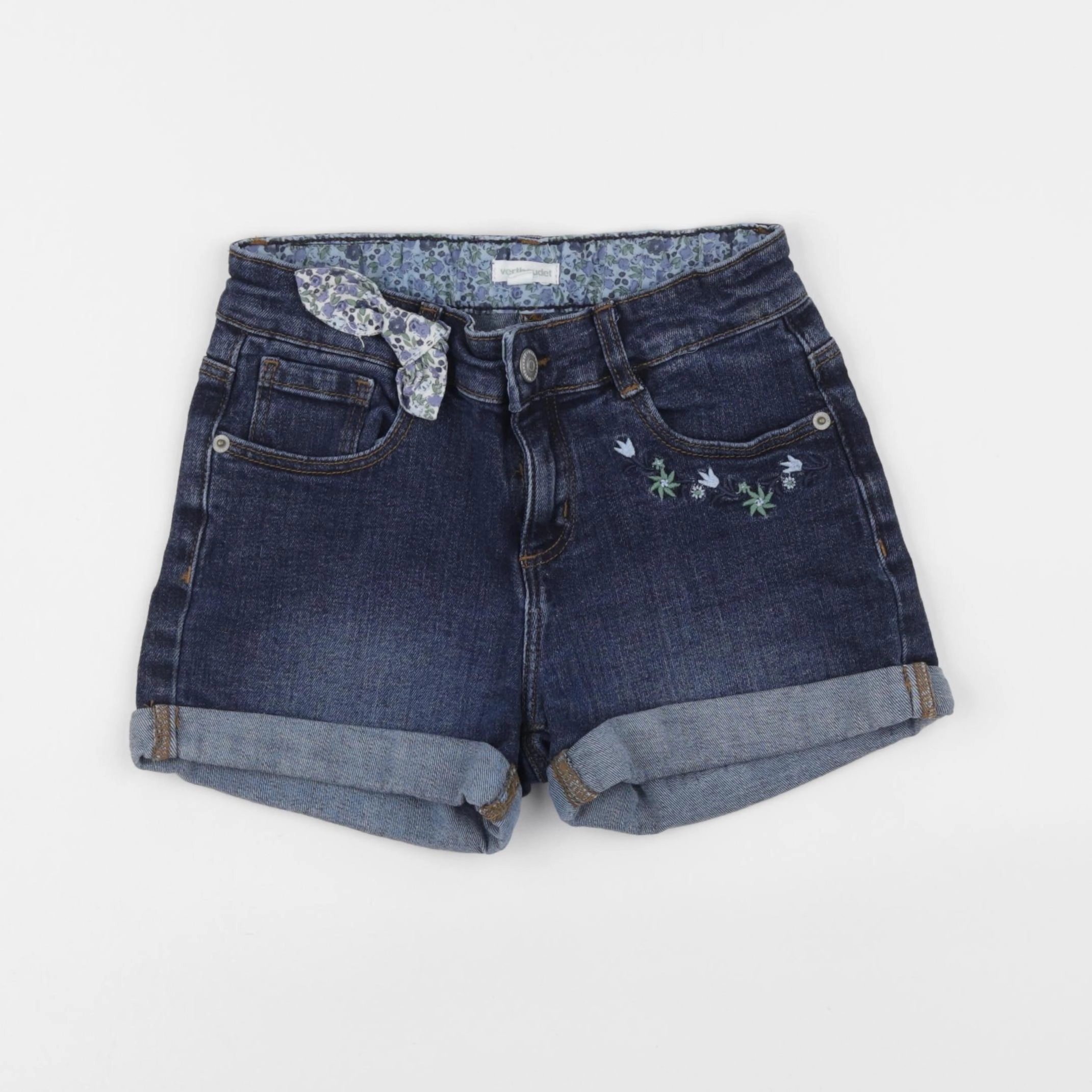 Vertbaudet - short bleu - 10 ans