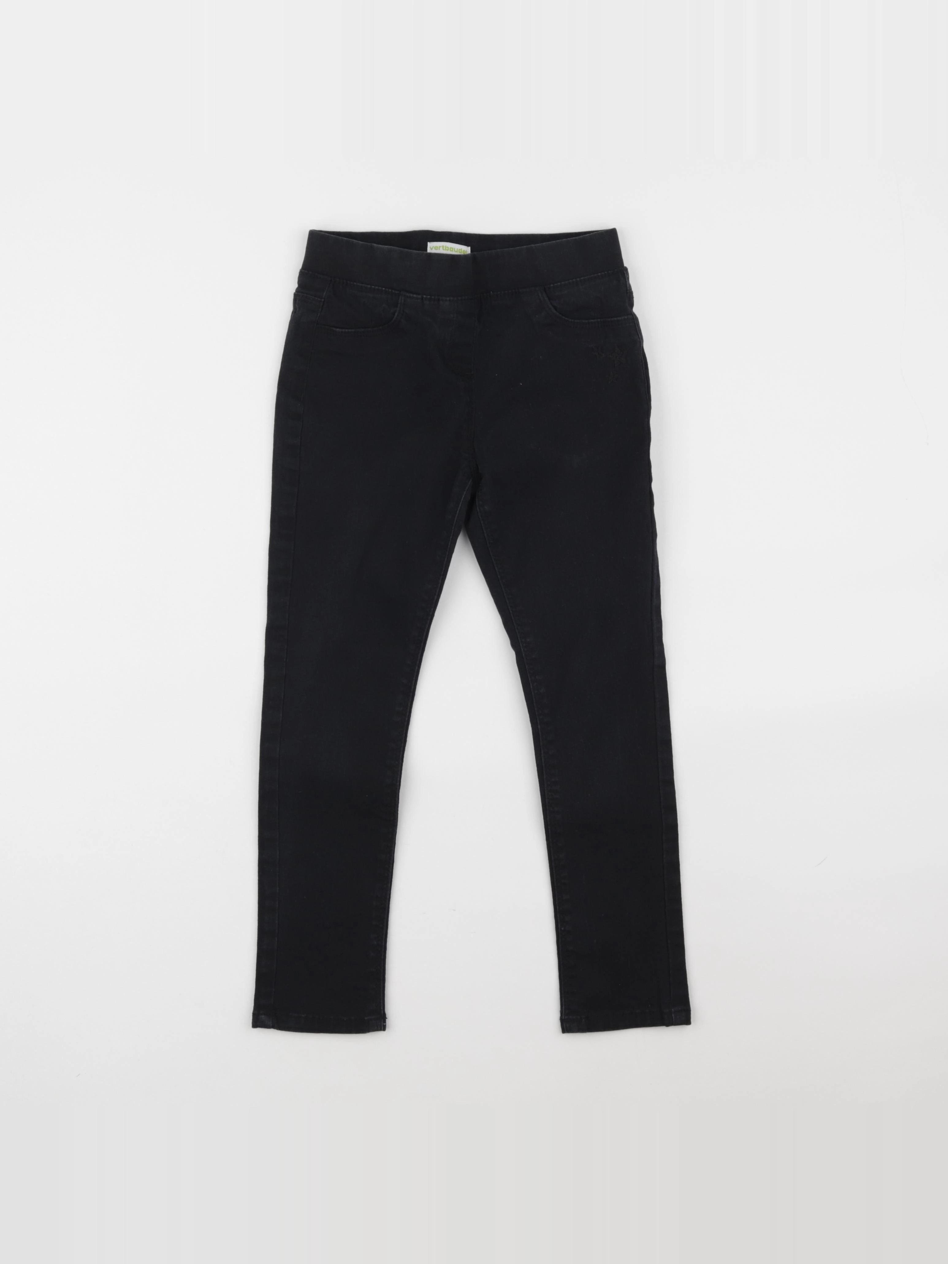 Vertbaudet - jegging noir - 7 ans