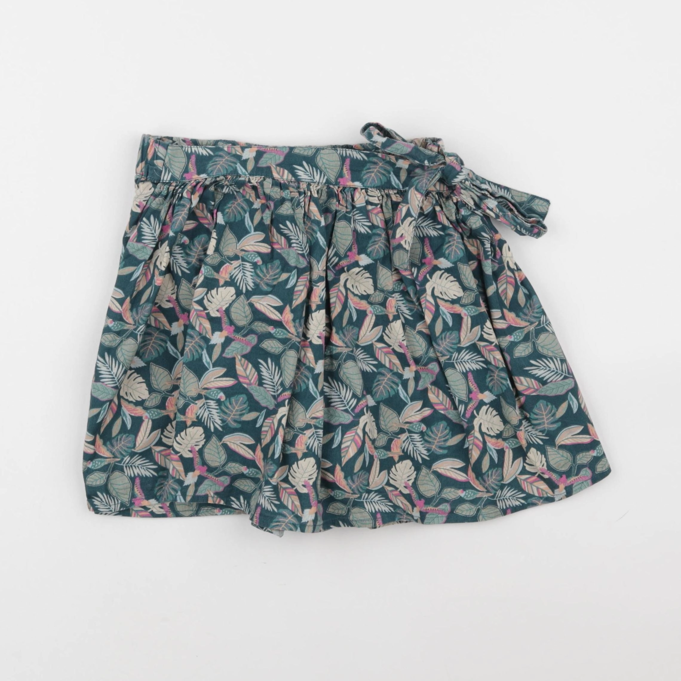 Vertbaudet - jupe short vert - 10 ans