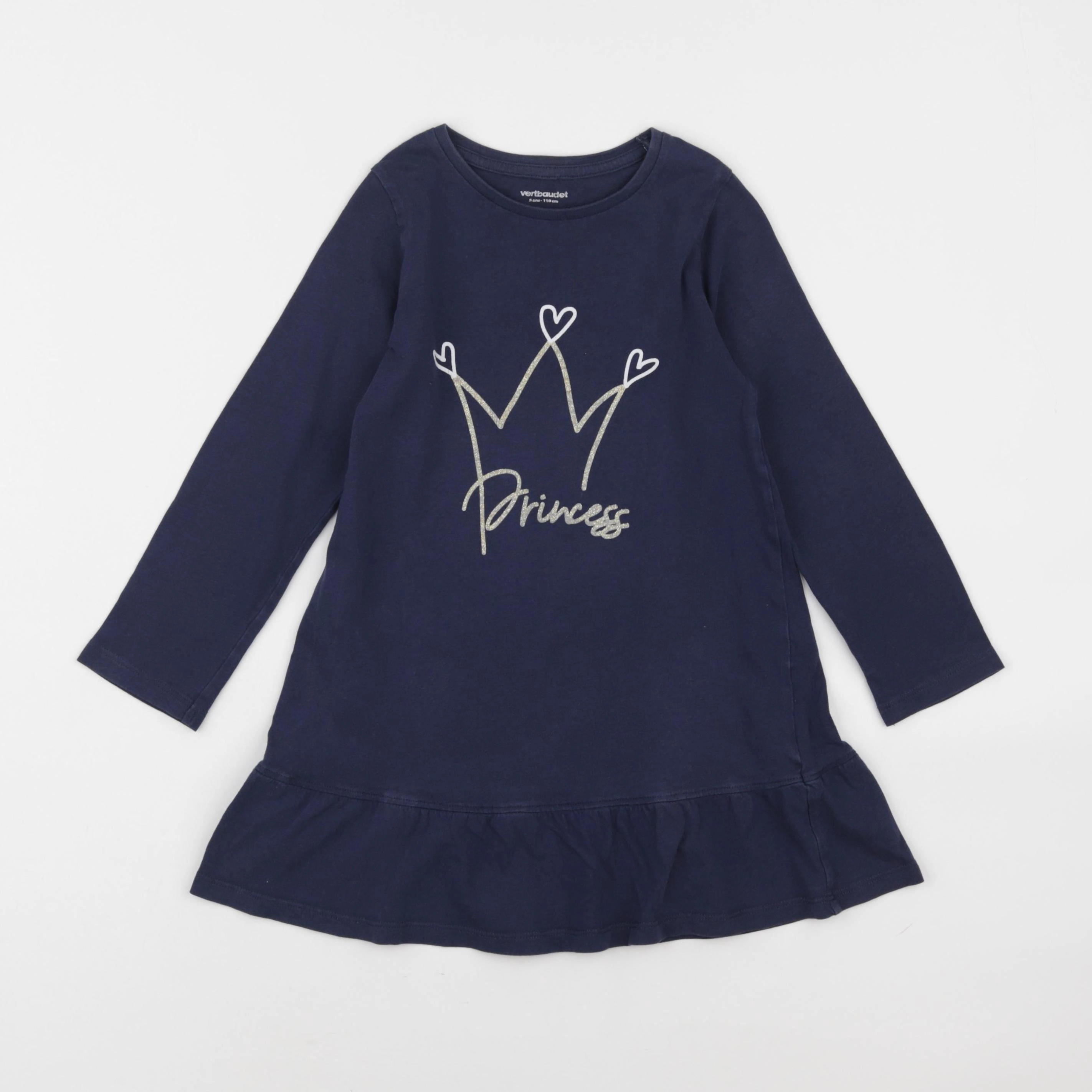 Vertbaudet - robe bleu - 5 ans
