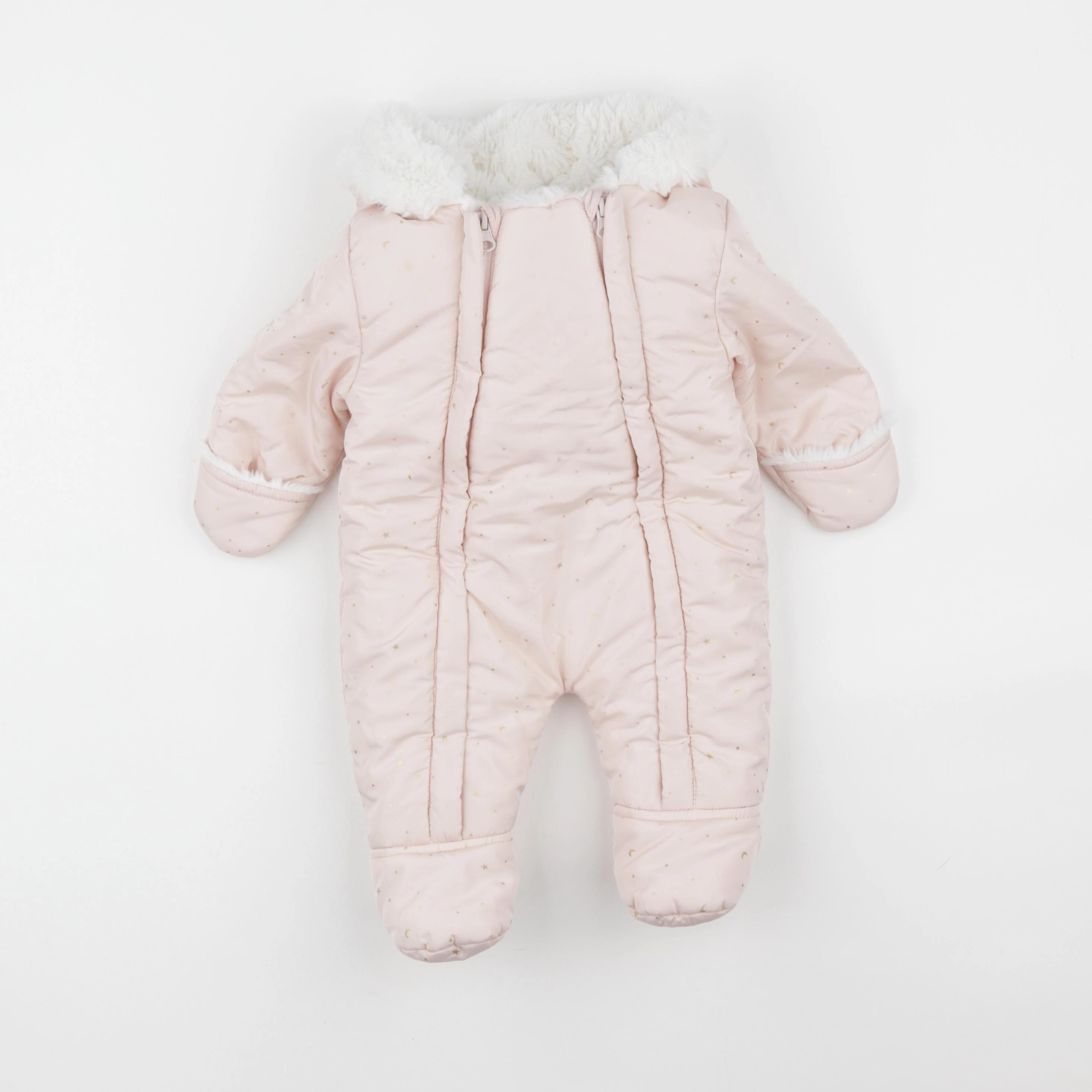 Vertbaudet - combi-pilote rose, or - 0 mois