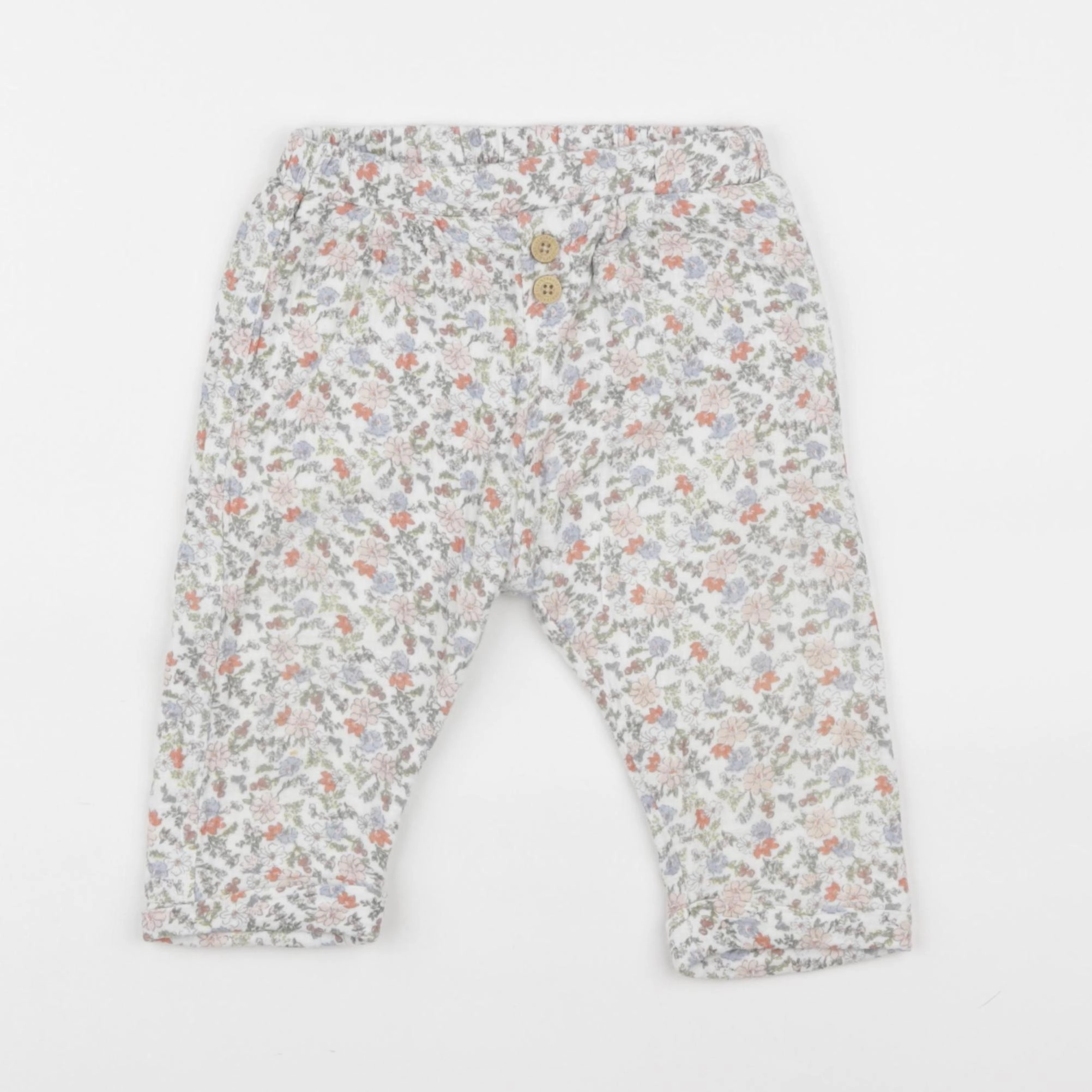 Vertbaudet - pantalon blanc - 18 mois