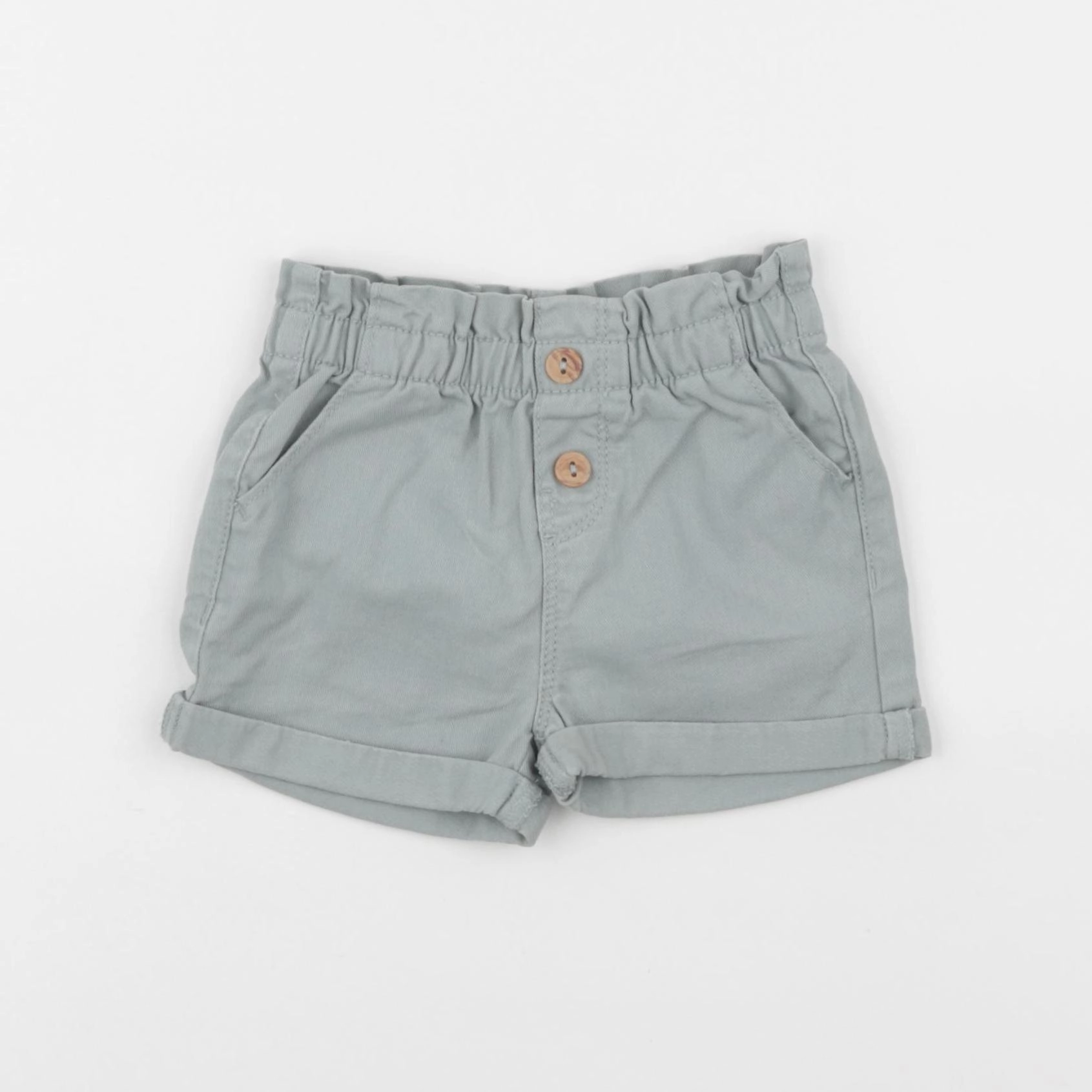 Vertbaudet - short vert - 12 mois