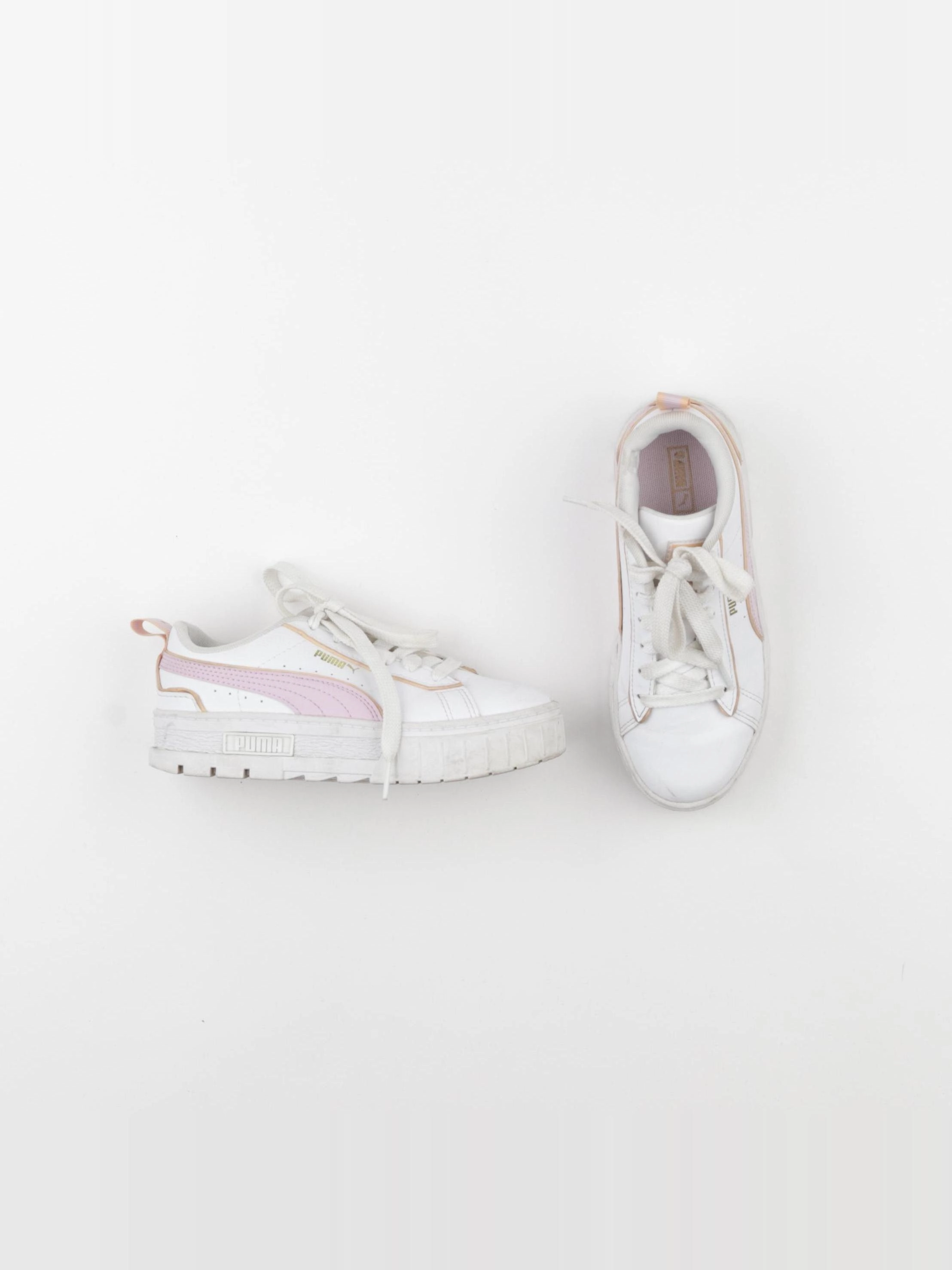Puma - tennis à scratch/ lacets blanc - pointure 34