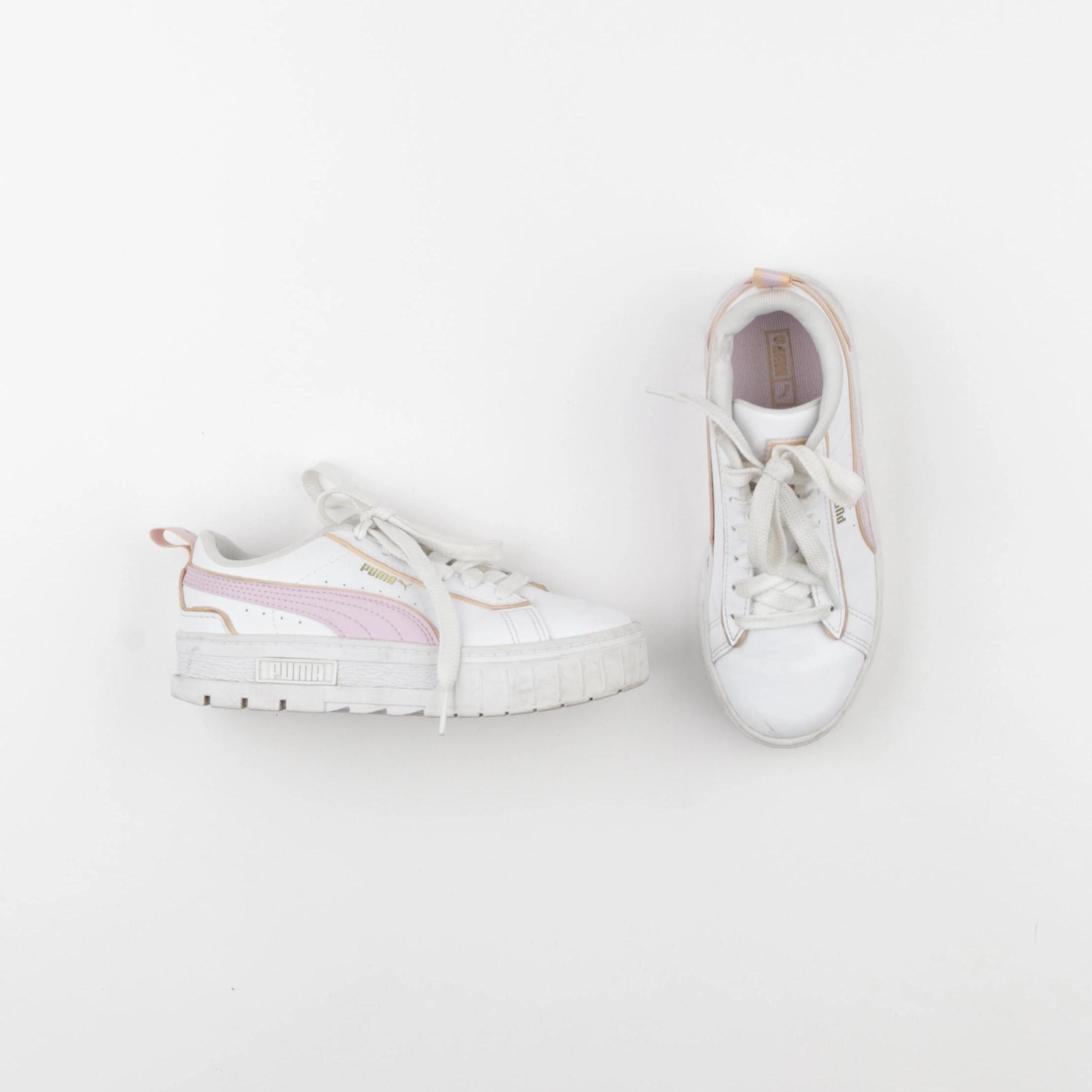 Puma - tennis à scratch/ lacets blanc - pointure 34
