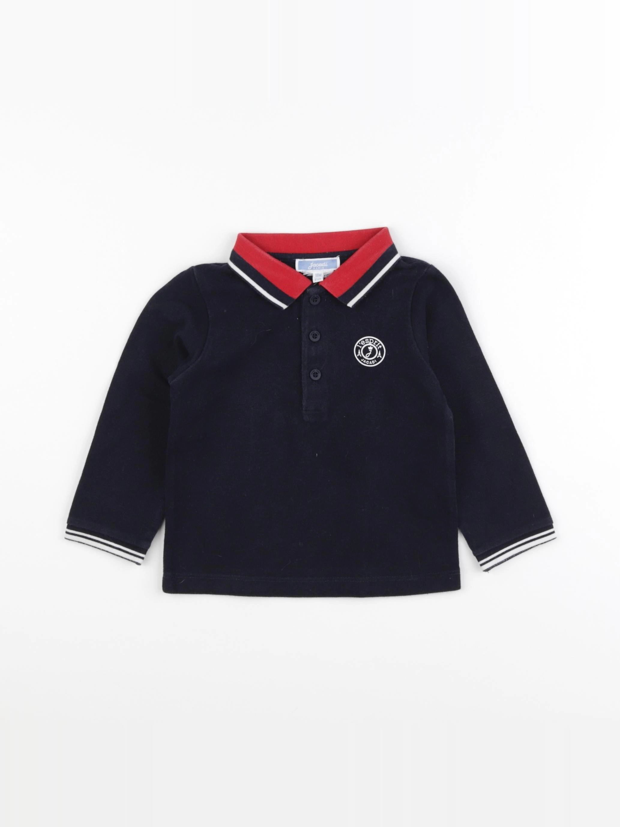 Jacadi - polo bleu - 18 mois