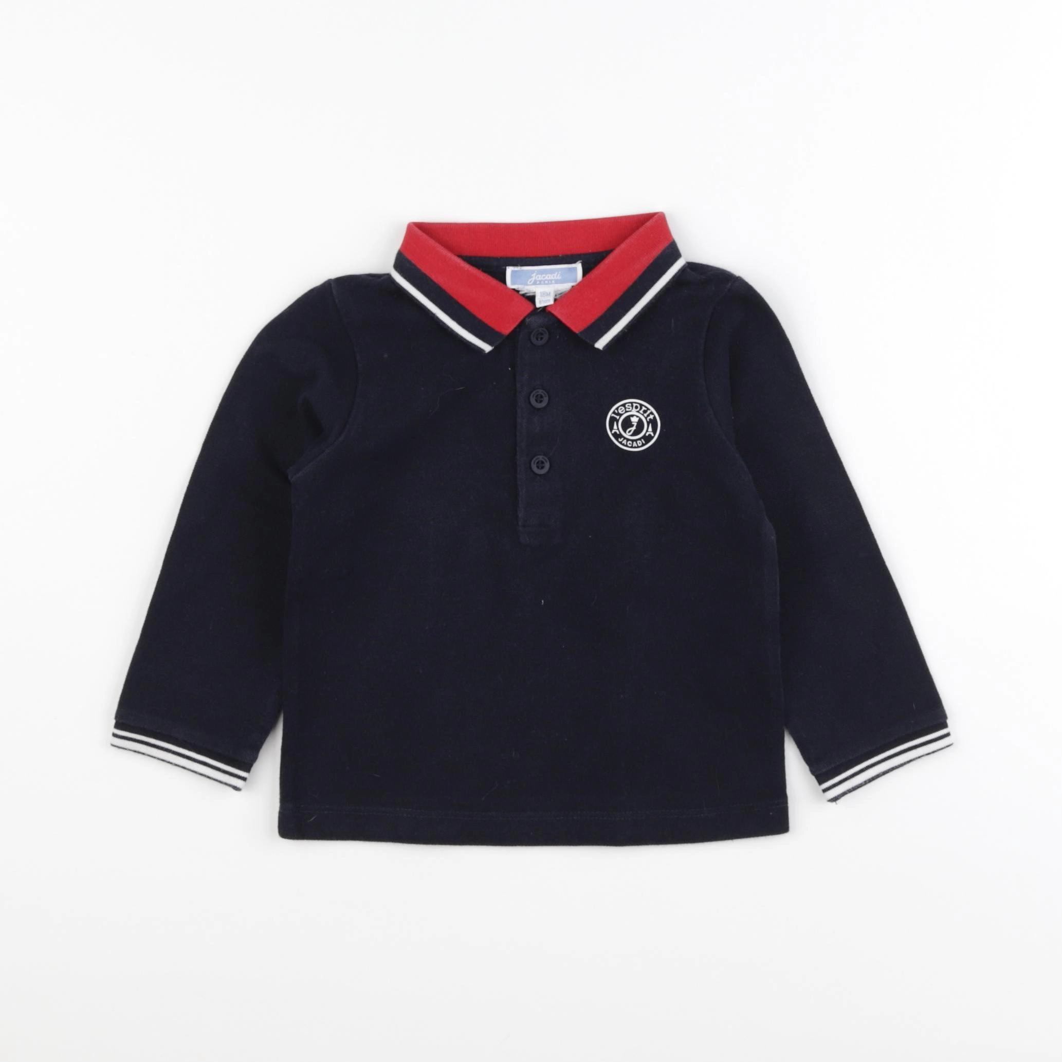 Jacadi - polo bleu - 18 mois