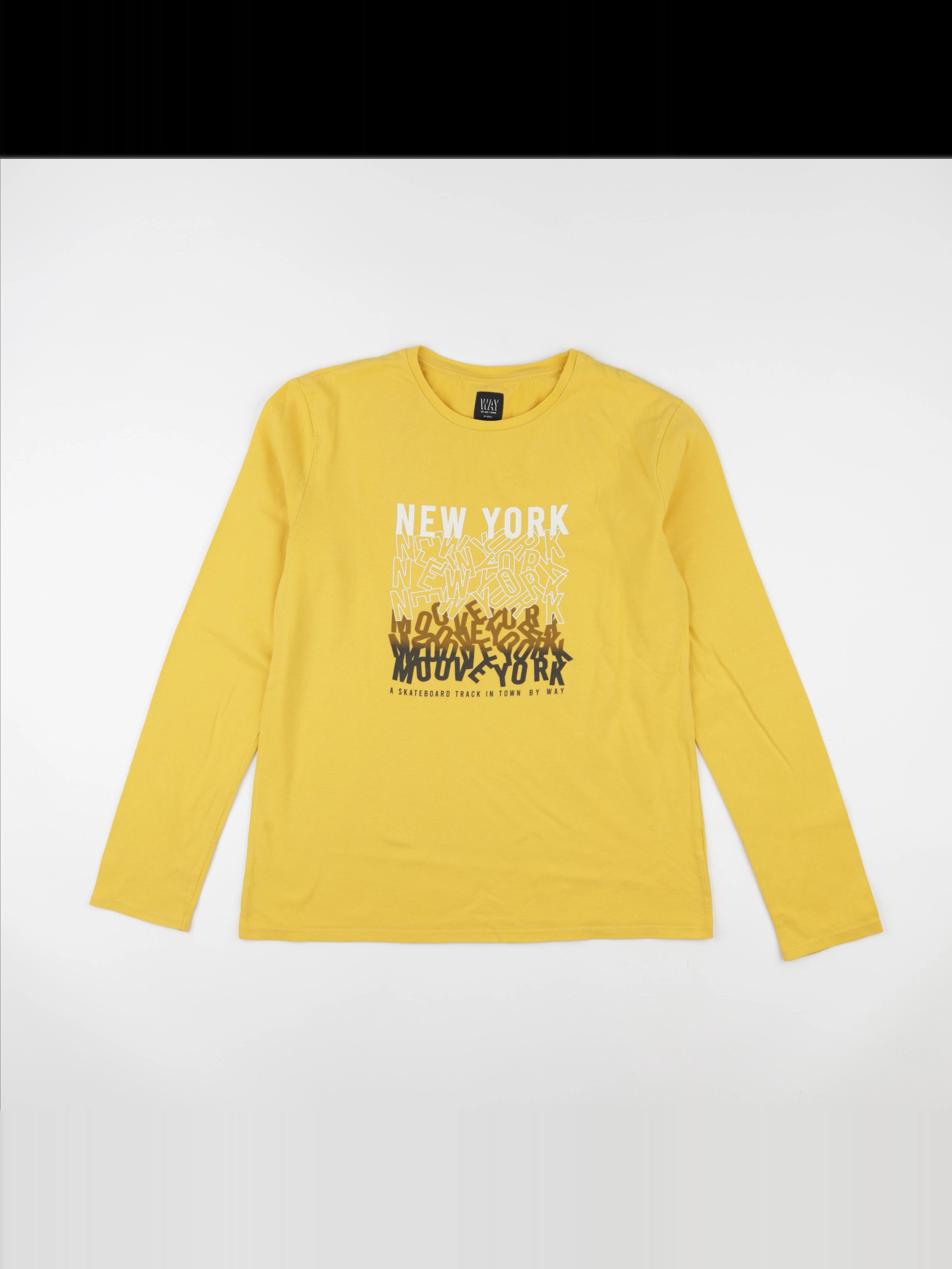 IKKS - tee-shirt jaune - 16 ans