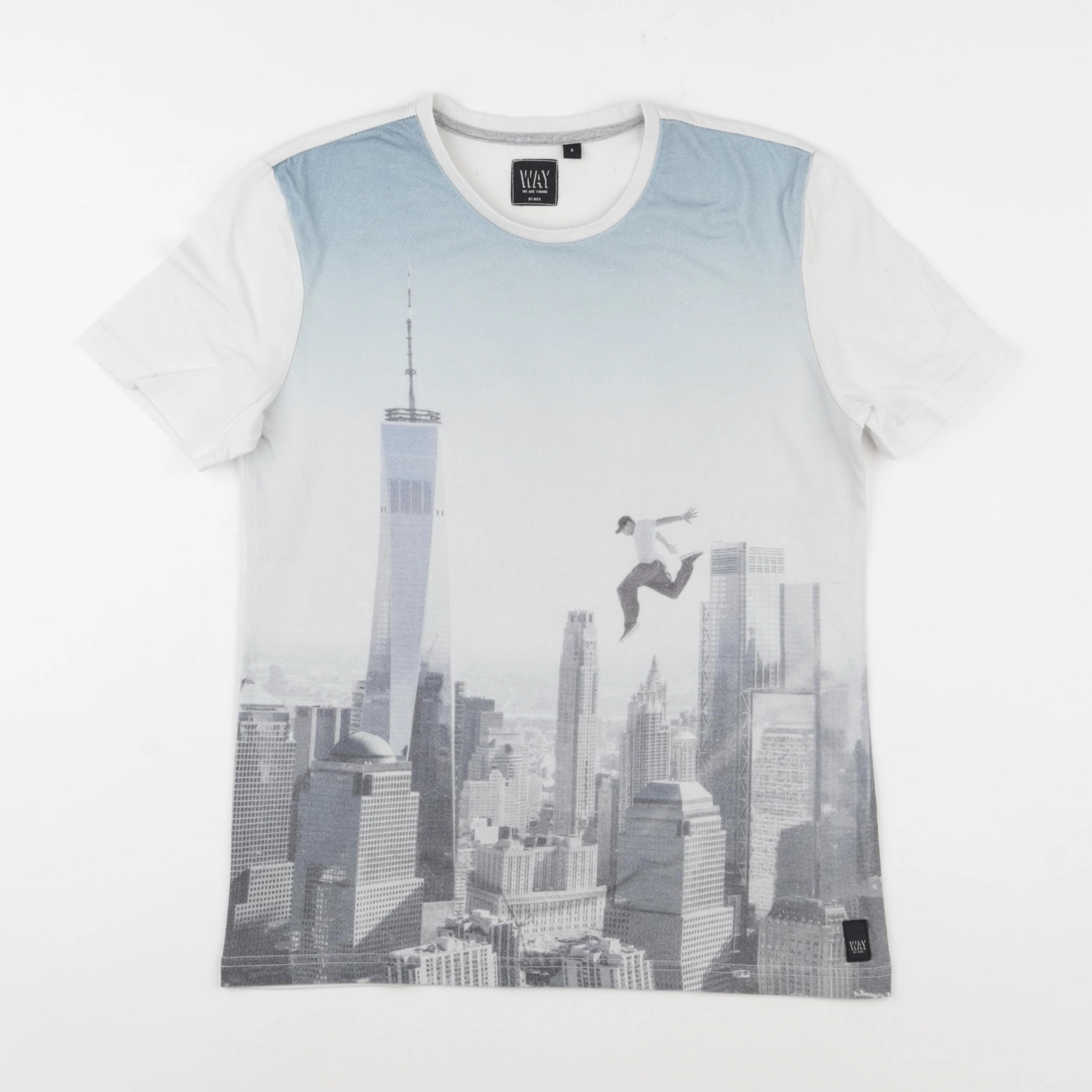 IKKS - tee-shirt bleu - 14 ans