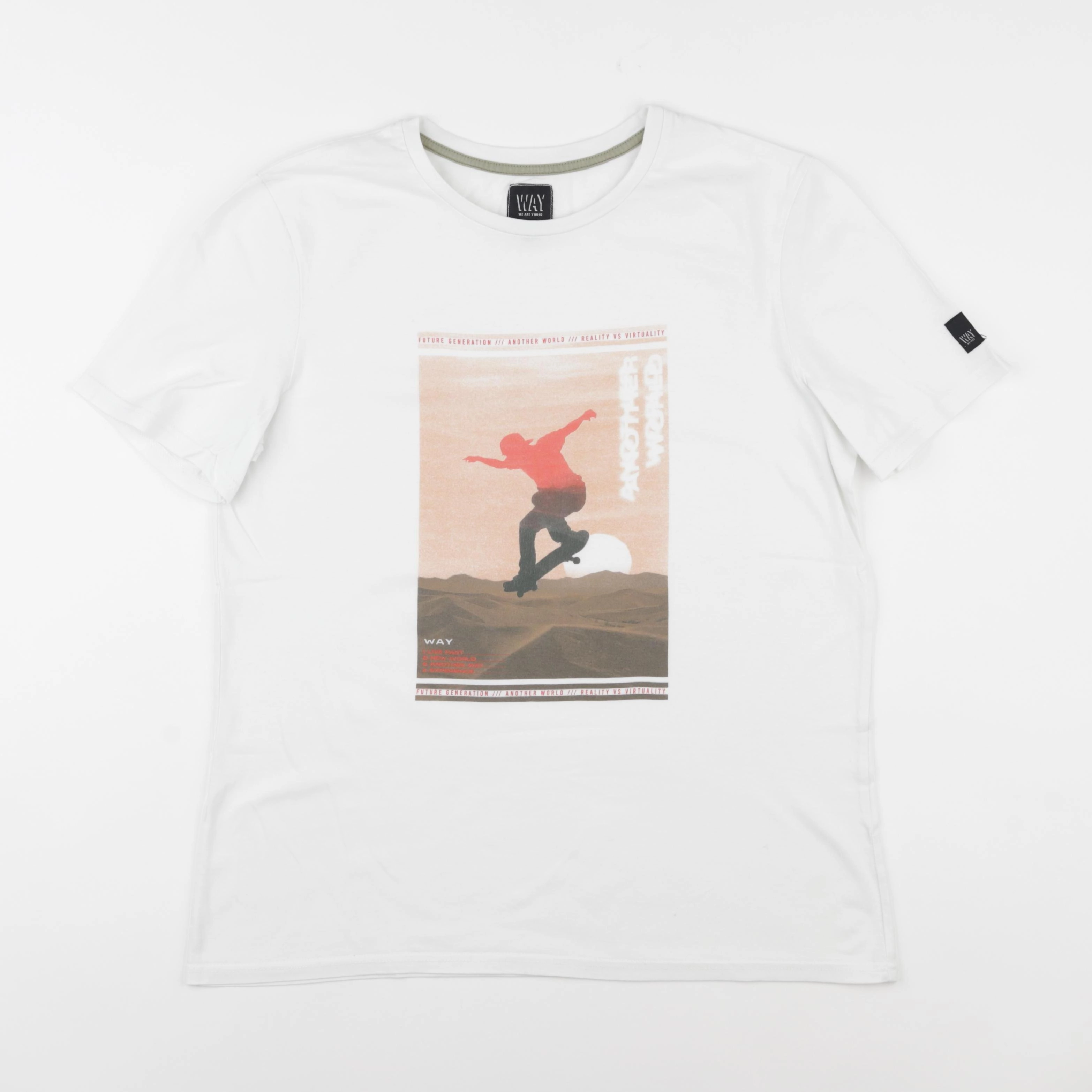 IKKS - tee-shirt blanc - 16 ans