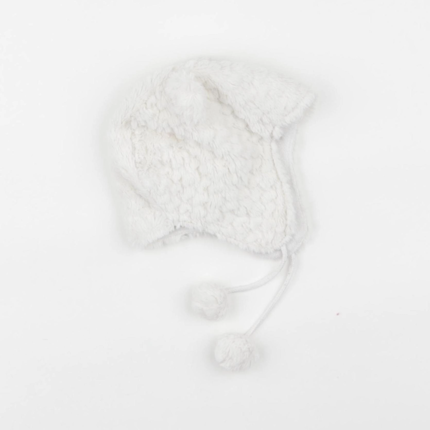 Vertbaudet - bonnet blanc - 2/3 ans