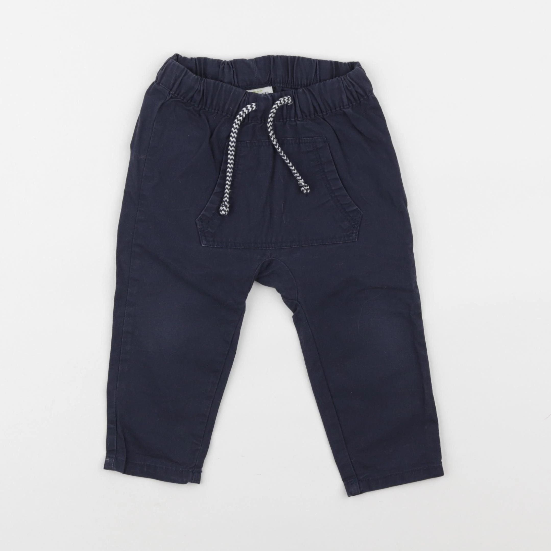 Tape à l'oeil - pantalon bleu - 12 mois