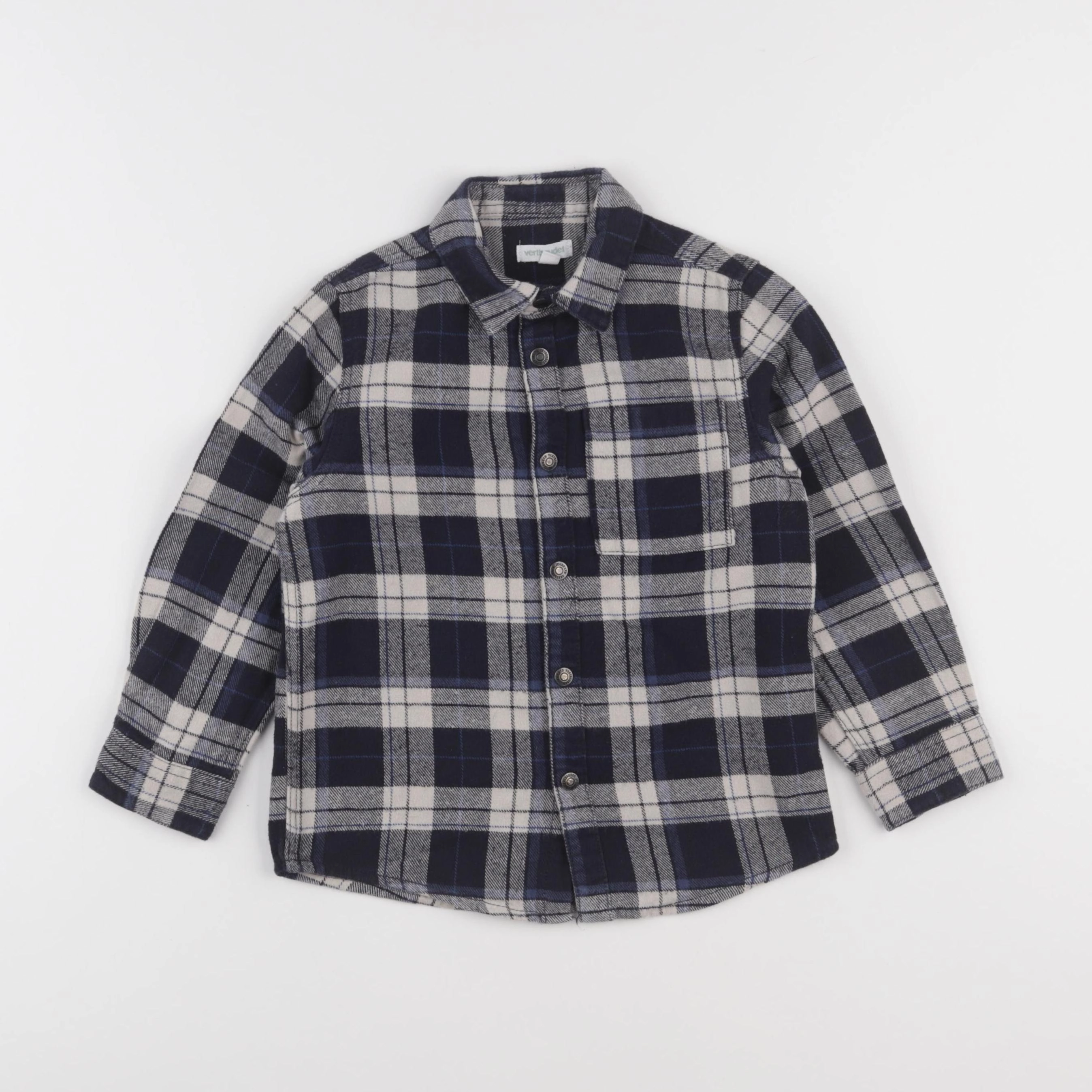 Vertbaudet - chemise bleu - 6 ans