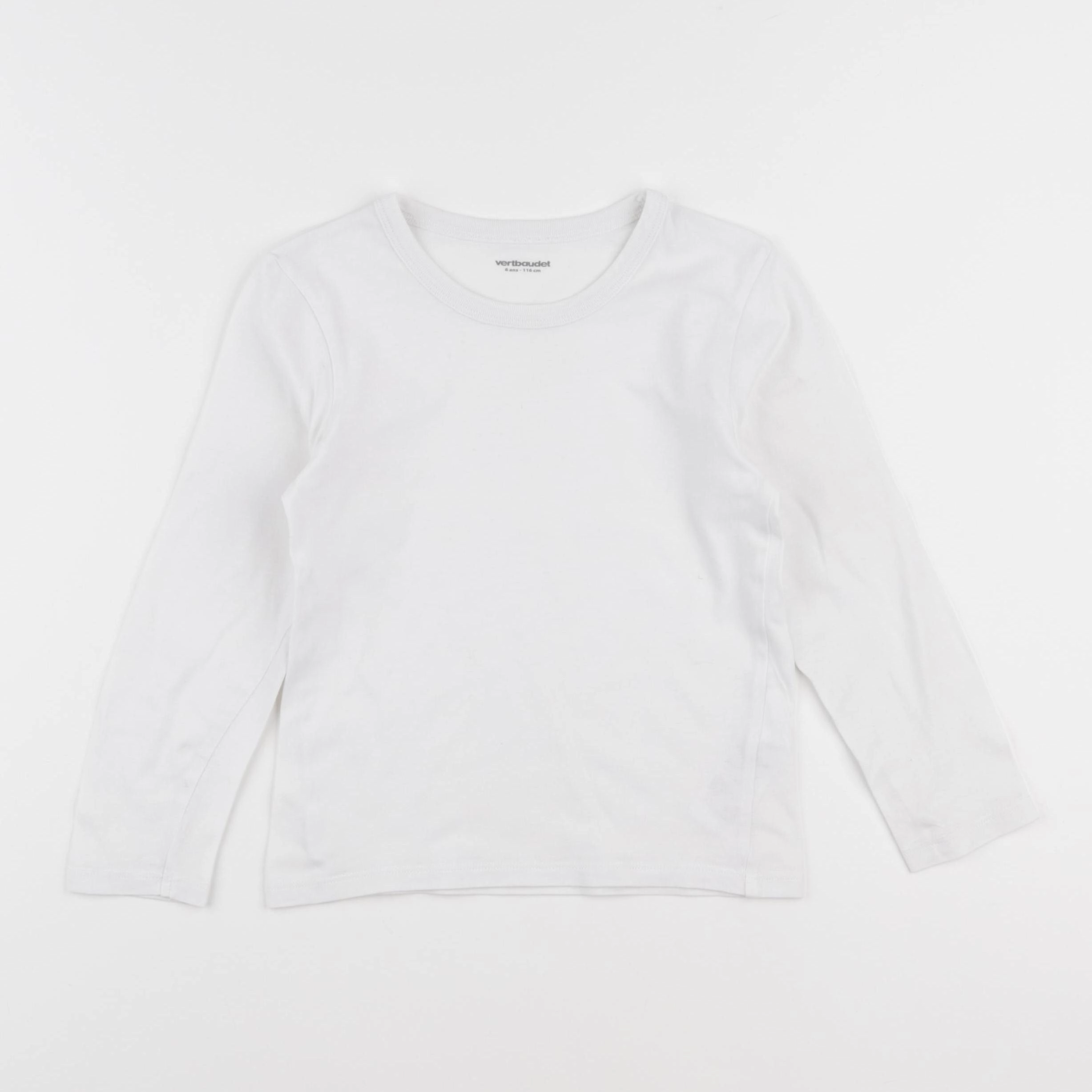Vertbaudet - maillot de corps blanc - 6 ans
