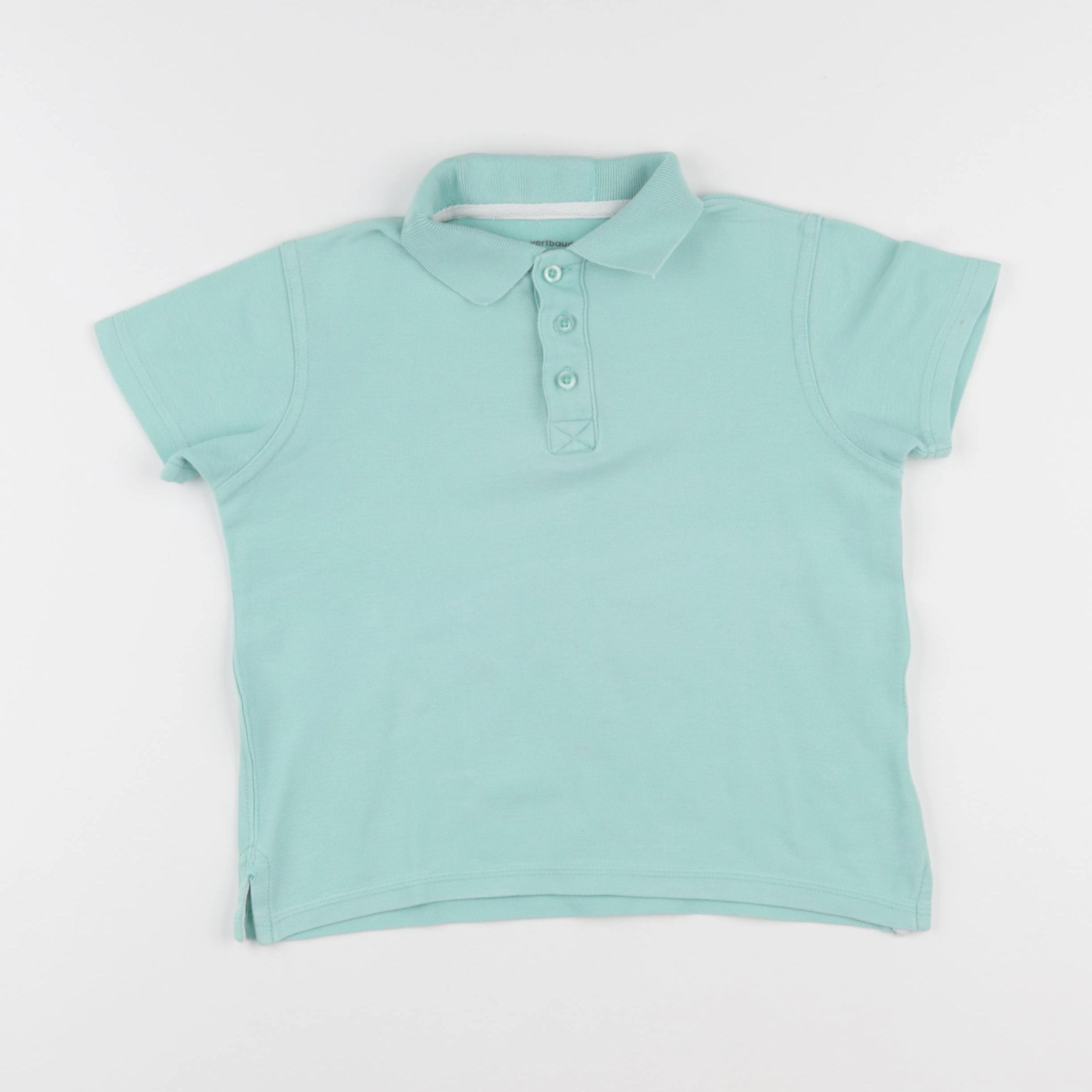 Vertbaudet - polo imprimé au dos vert - 6 ans