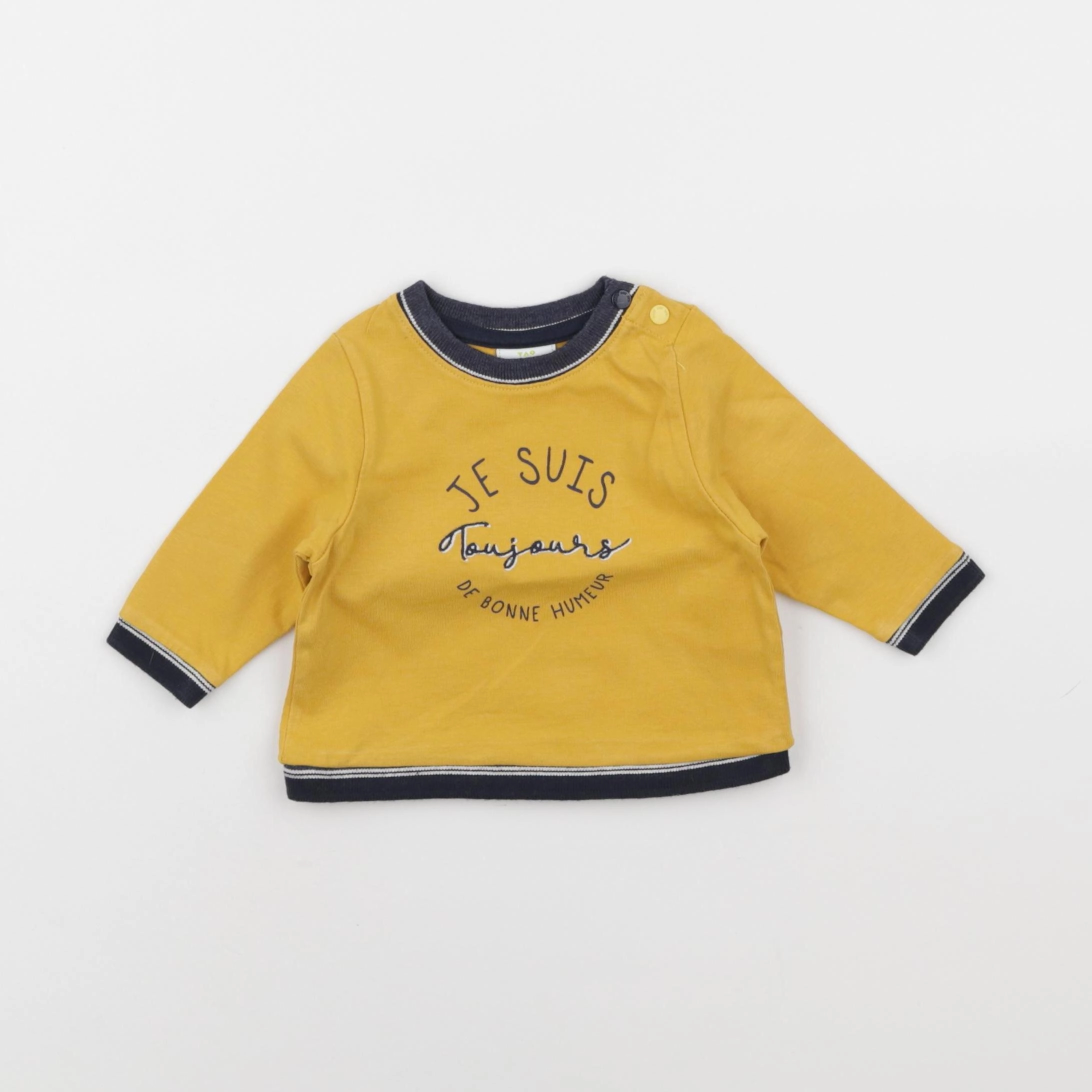 Tape à l'oeil - tee-shirt jaune - 3 mois