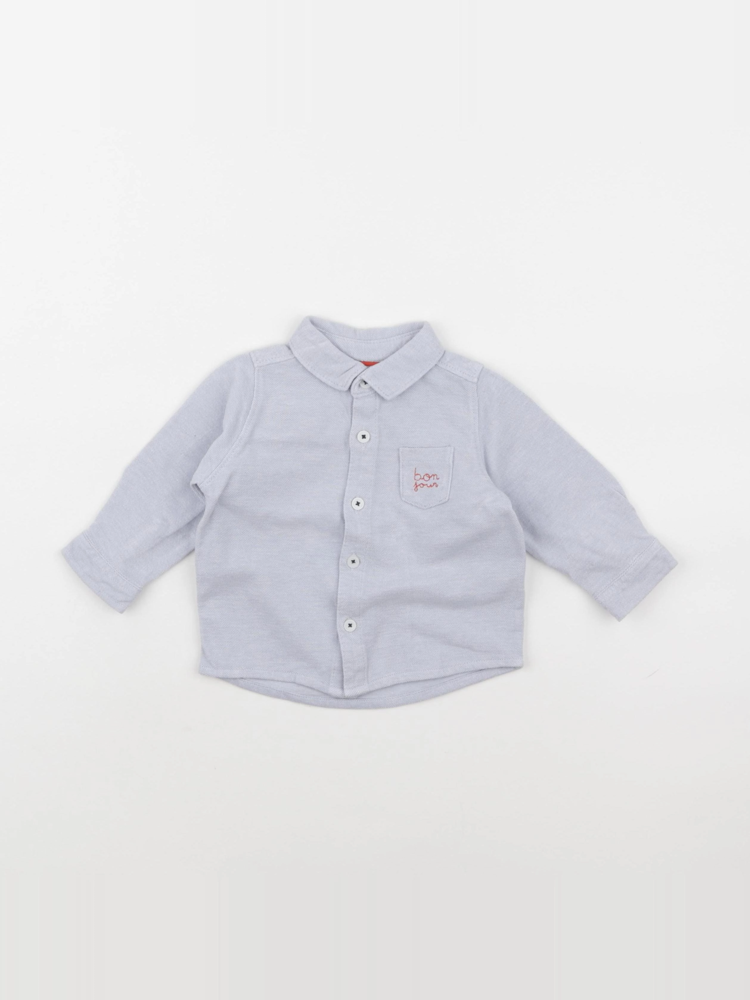 Tape à l'oeil - chemise bleu - 9 mois