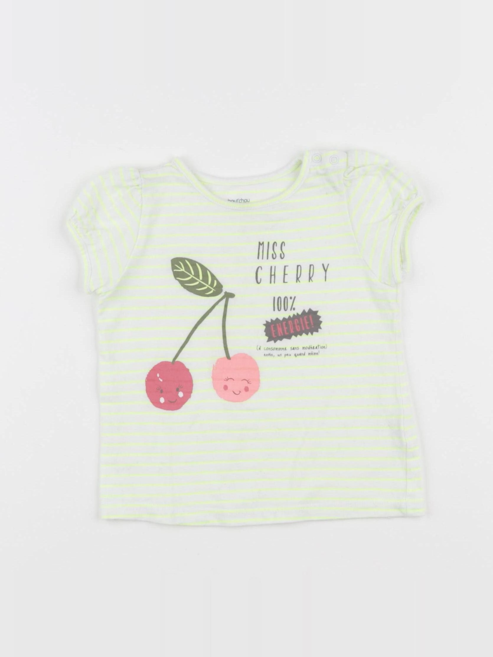 Boutchou - tee-shirt jaune - 18 mois