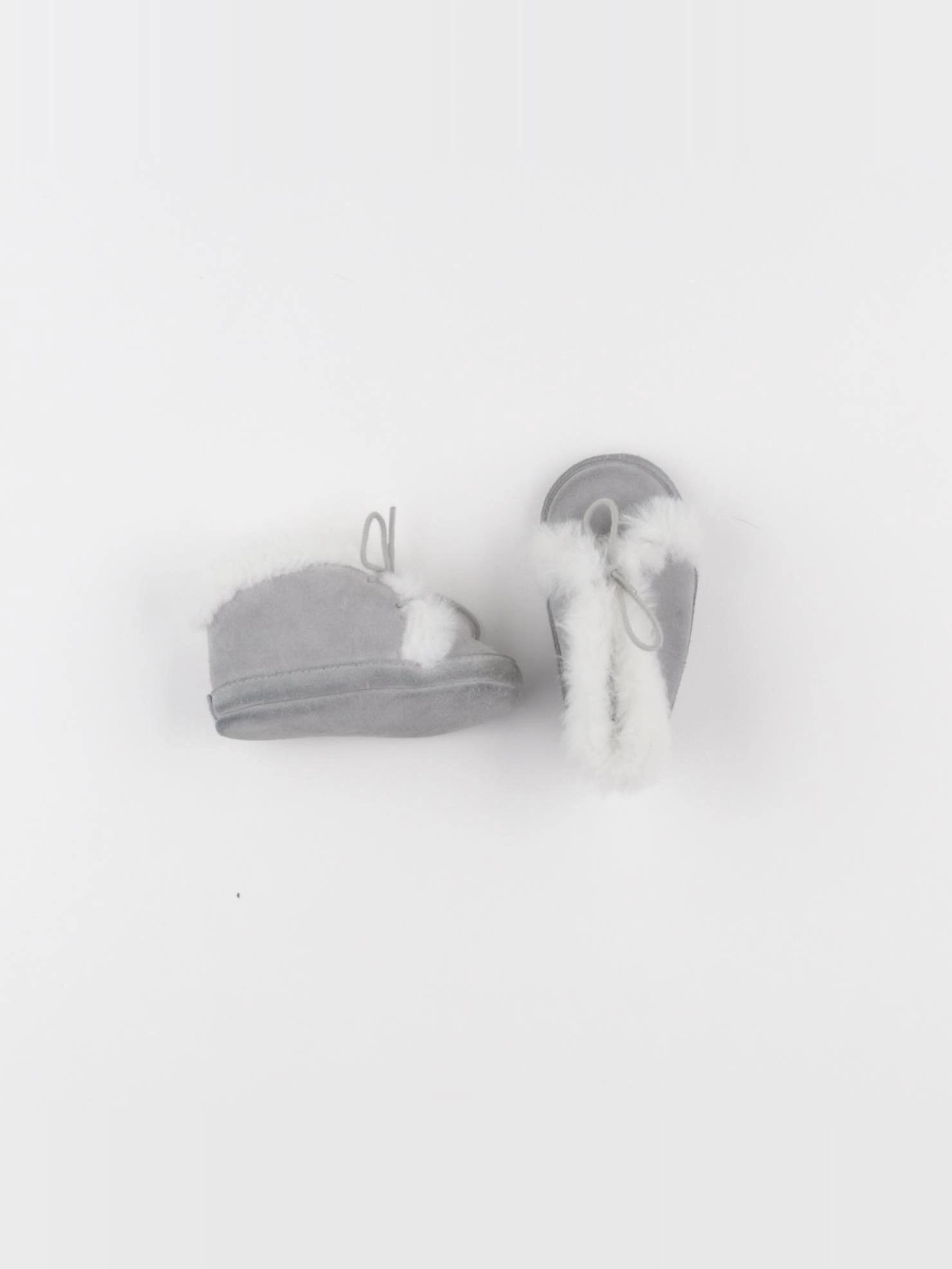 Jacadi - chaussons gris, blanc - pointure 18/19