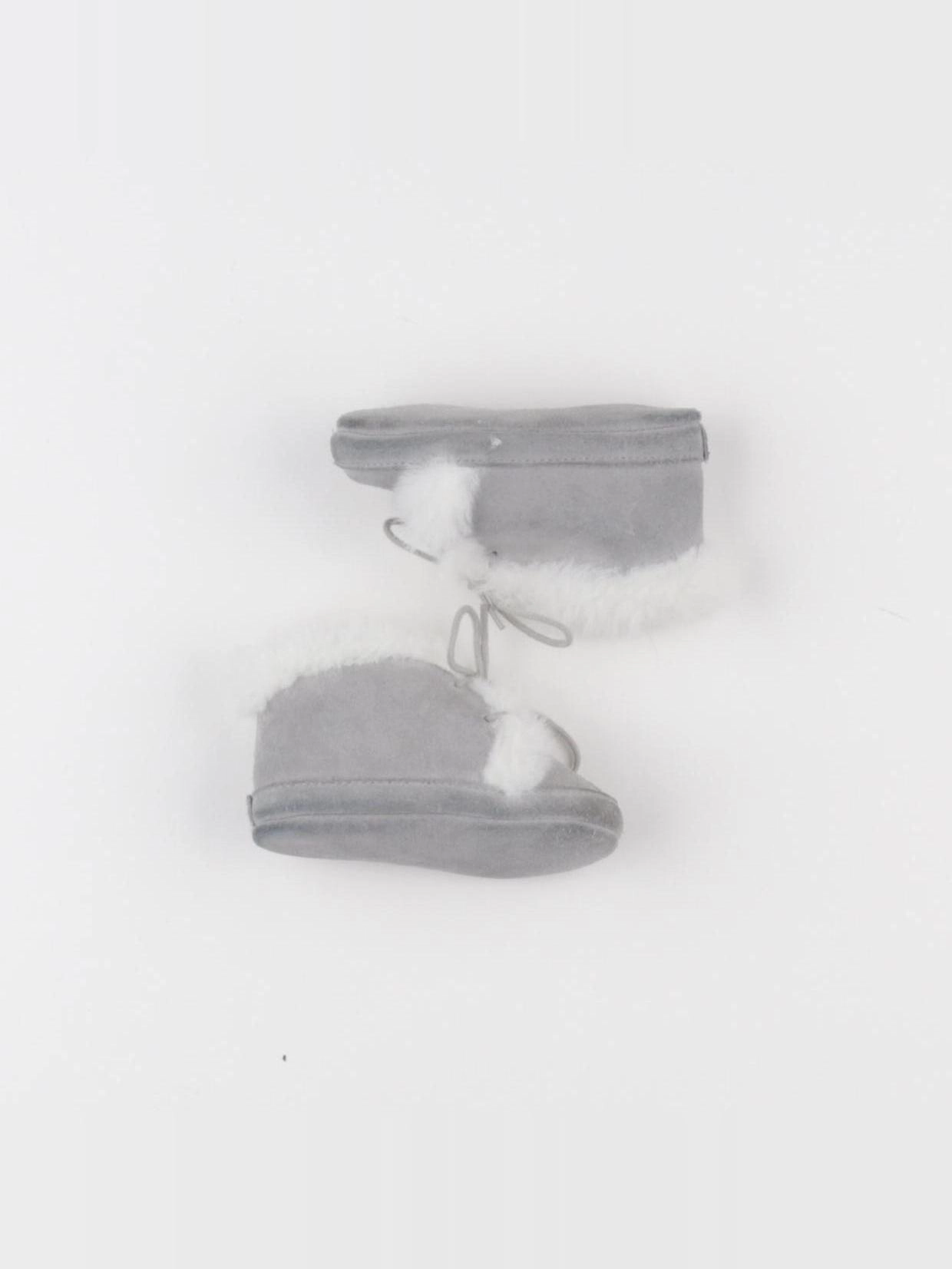 Jacadi - chaussons gris, blanc - pointure 18/19