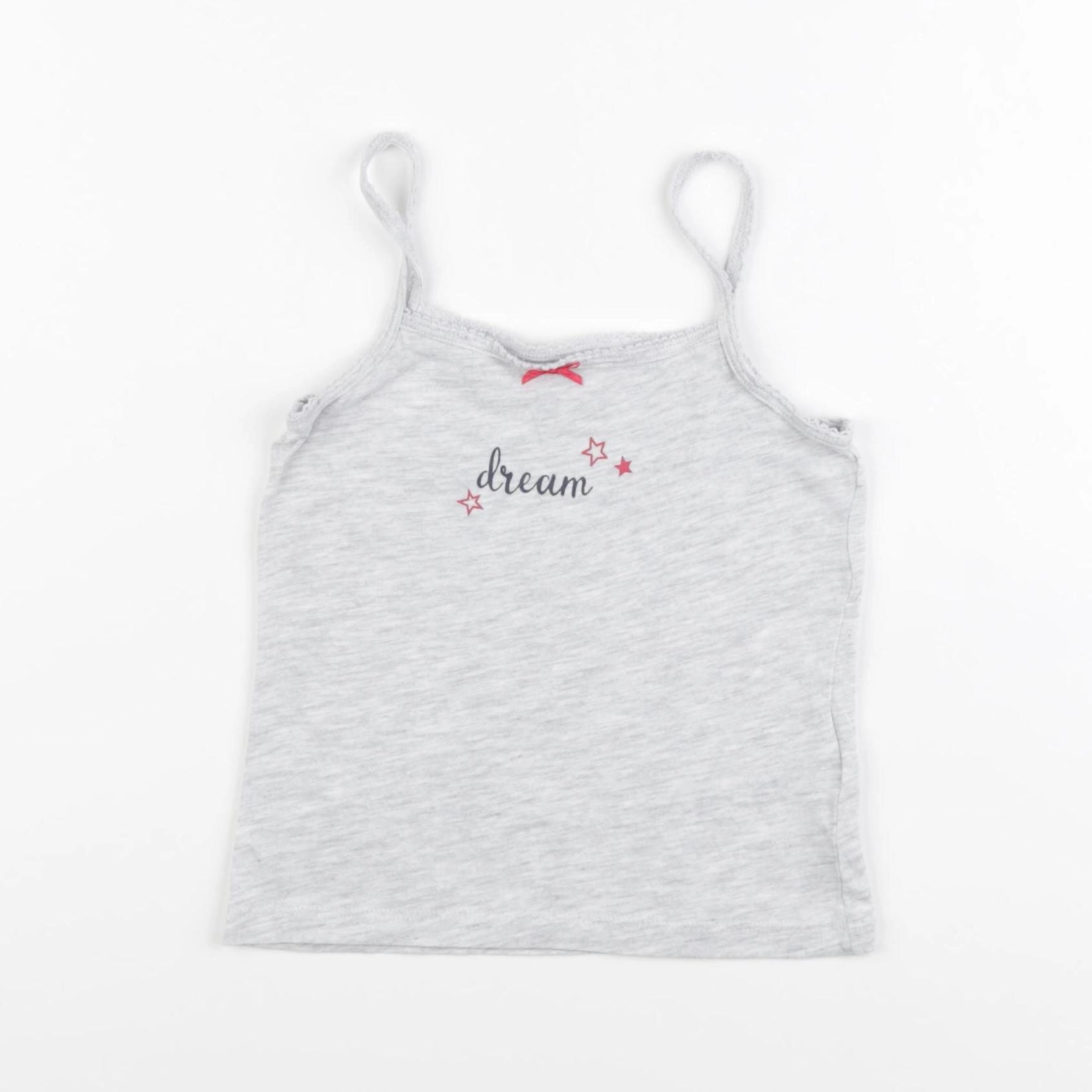 Vertbaudet - maillot de corps gris - 3 ans