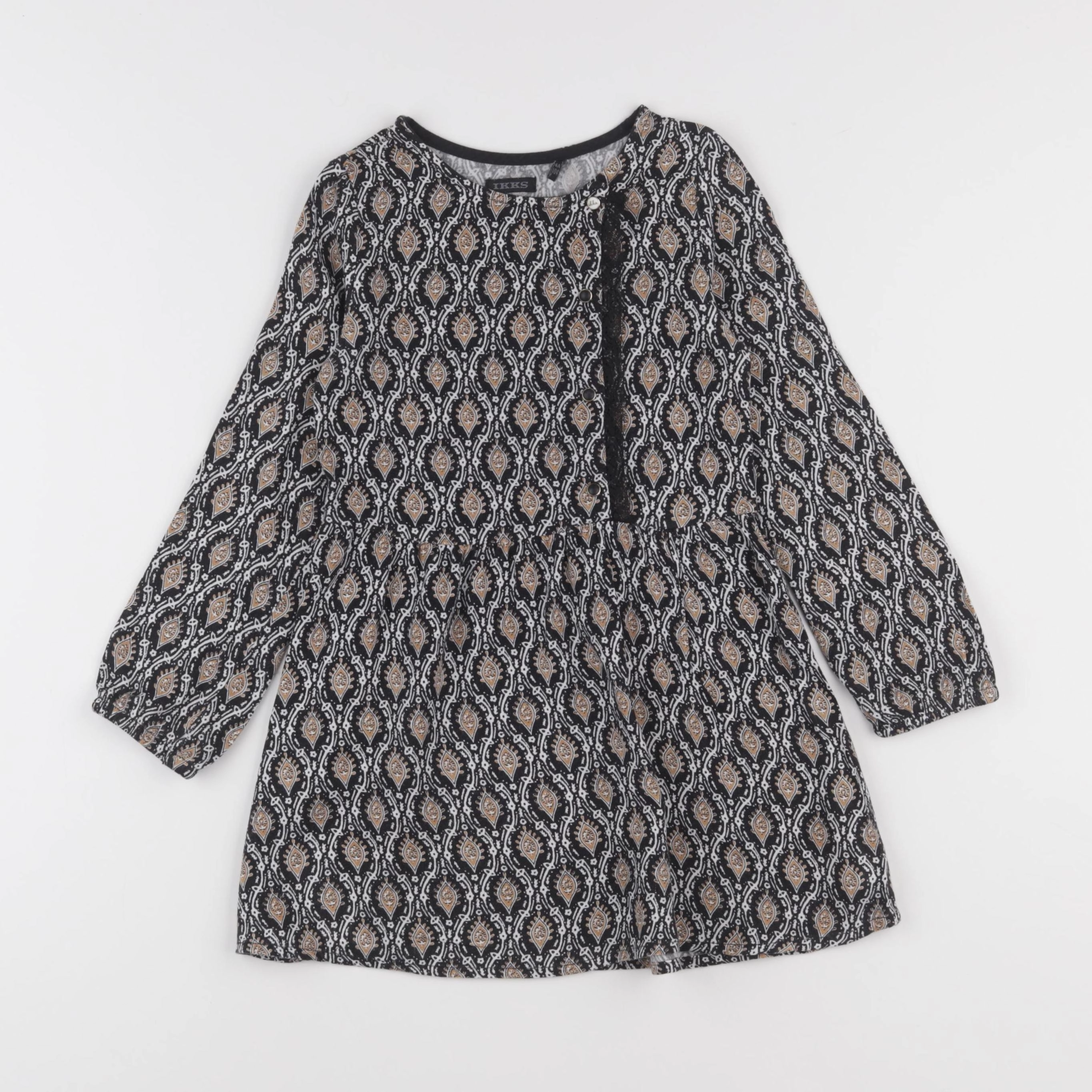 IKKS - robe noir - 4 ans