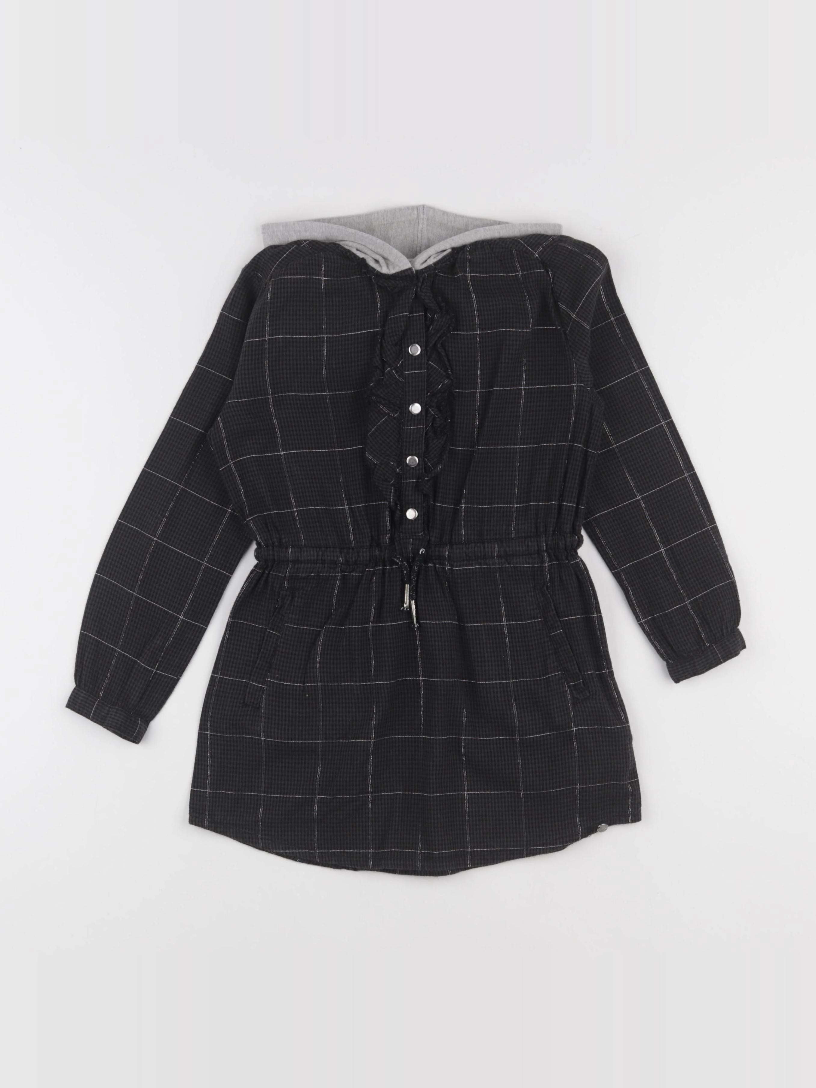 IKKS - robe gris, argent - 5 ans