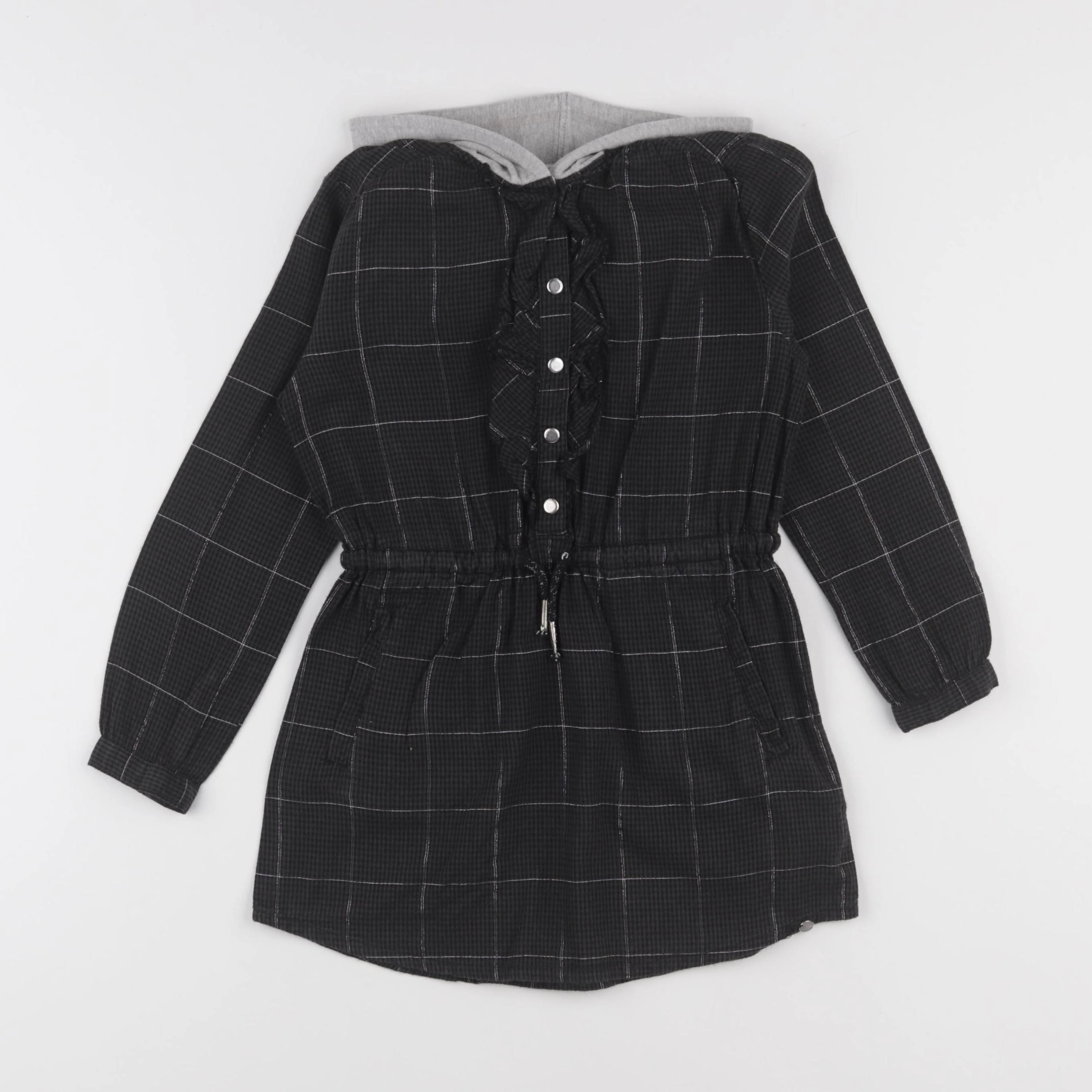 IKKS - robe gris, argent - 5 ans