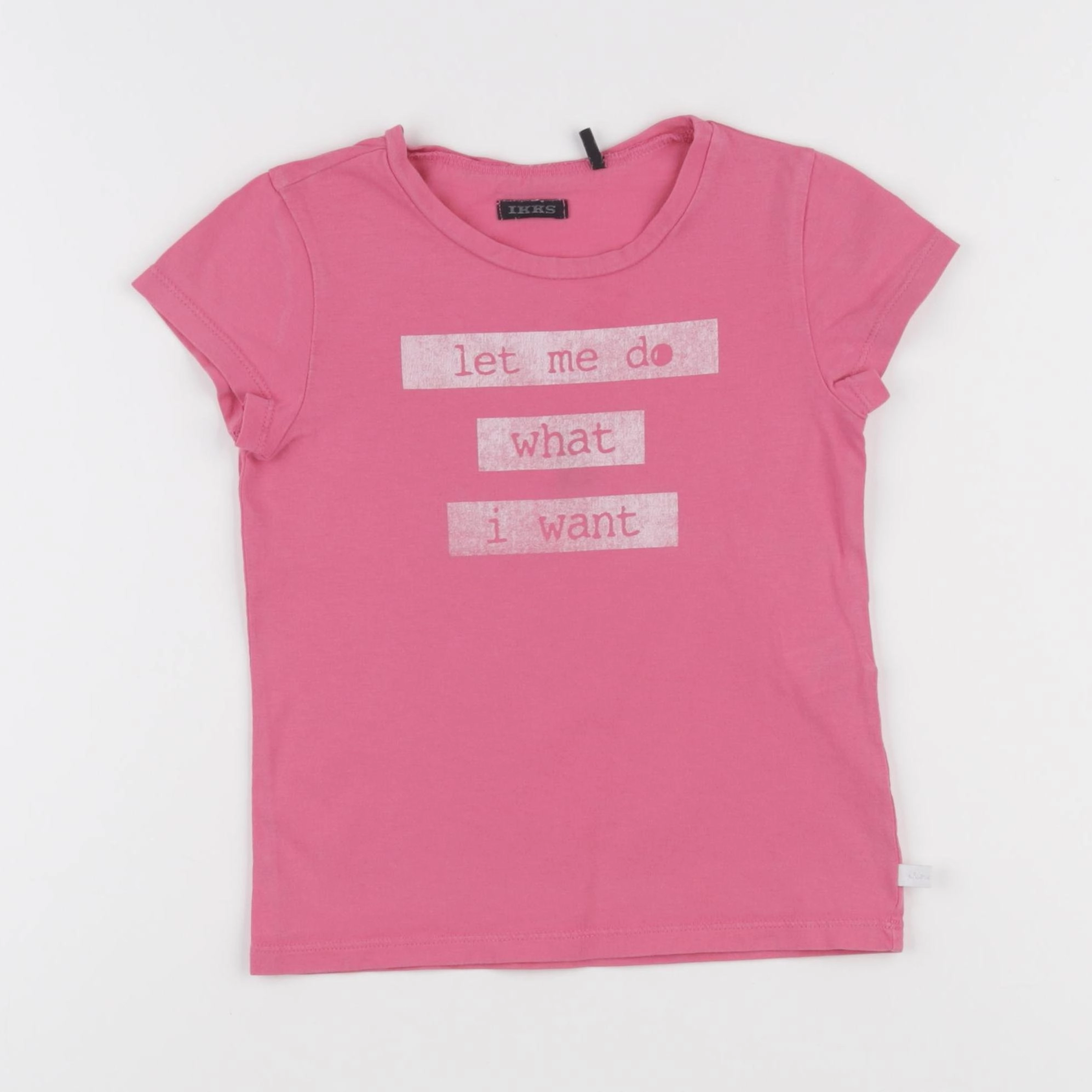 IKKS - tee-shirt rose - 4 ans