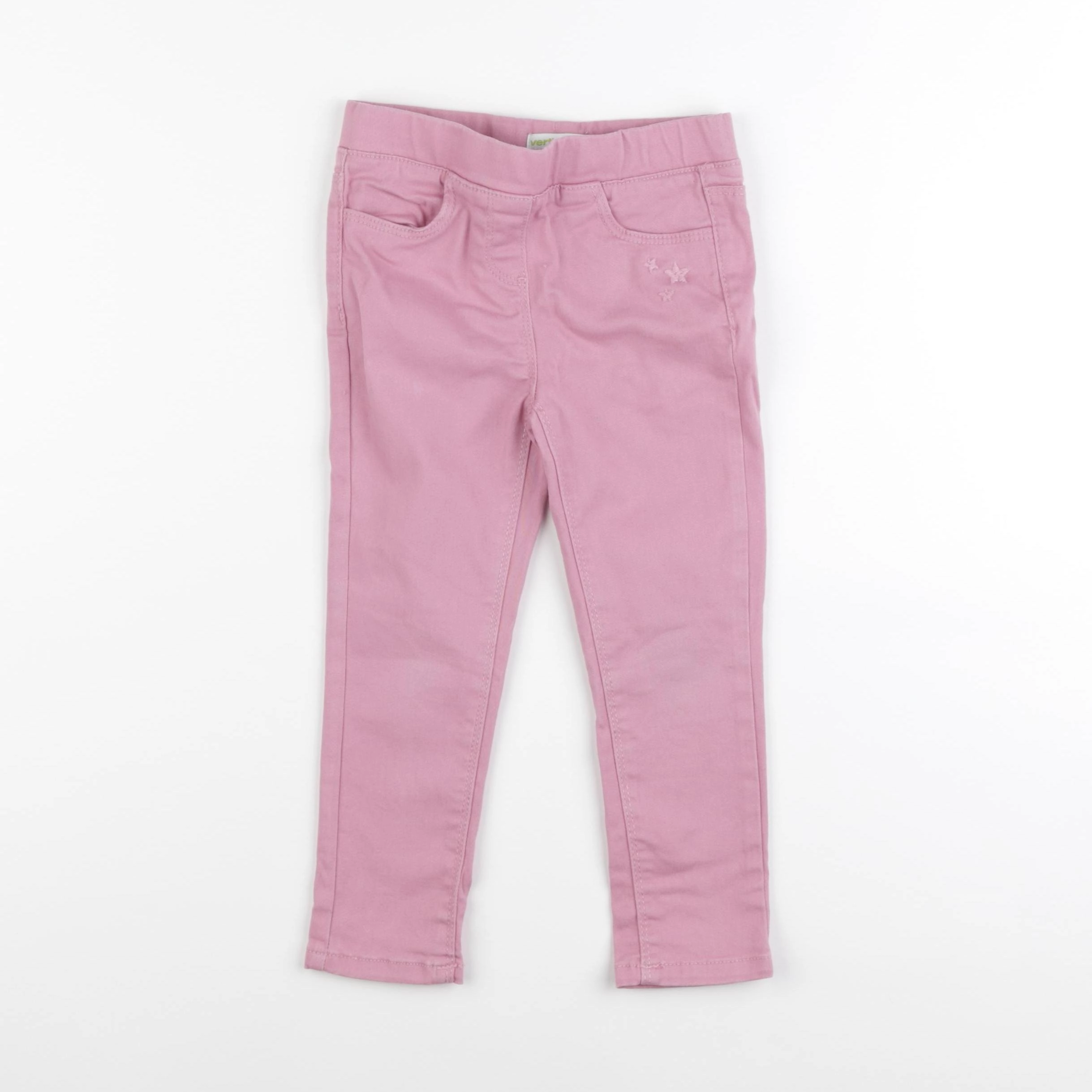 Vertbaudet - jegging rose - 4 ans