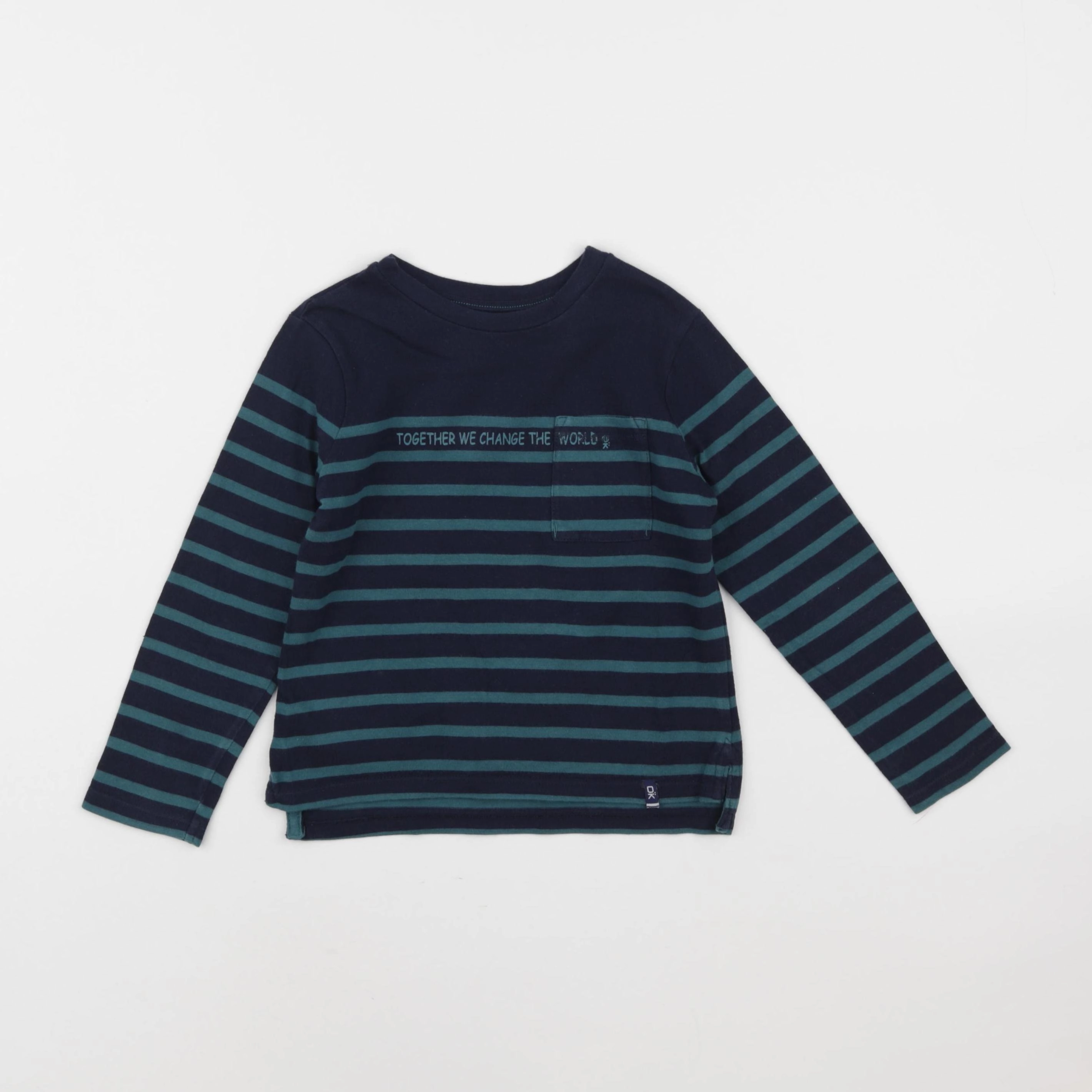 Okaidi - tee-shirt bleu - 4 ans