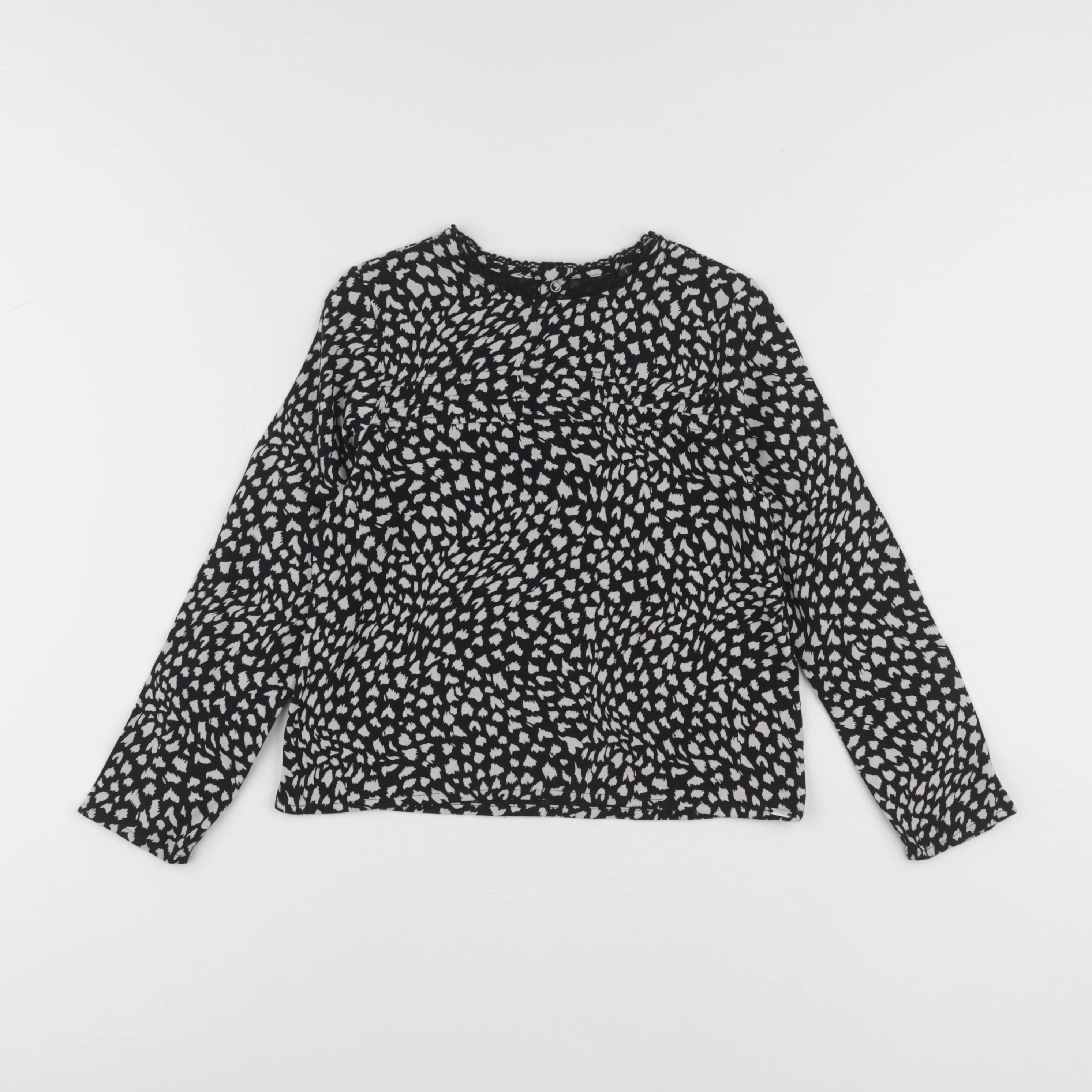 IKKS - blouse noir - 6 ans