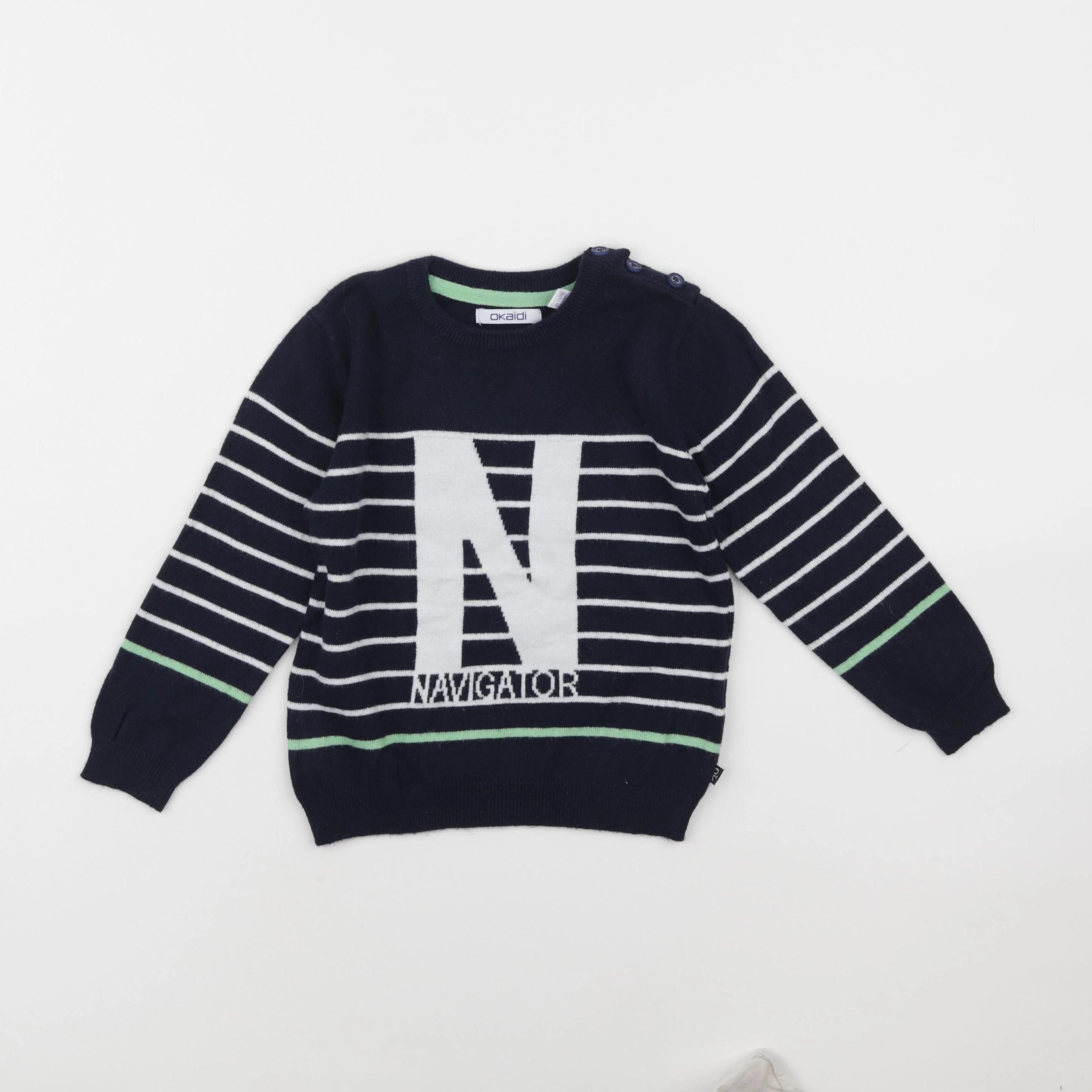 Okaidi - pull bleu - 3 ans
