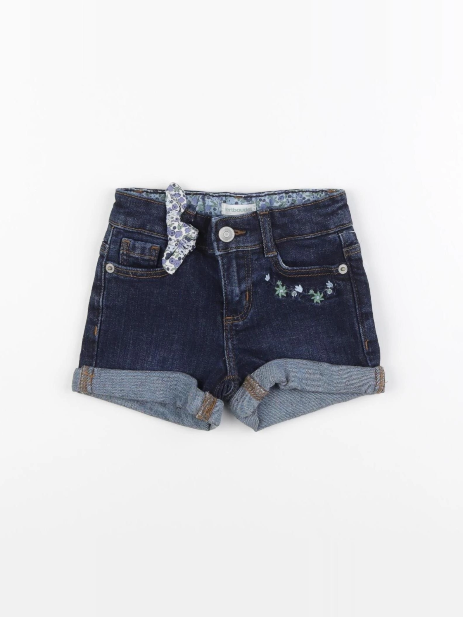 Vertbaudet - short bleu - 3 ans
